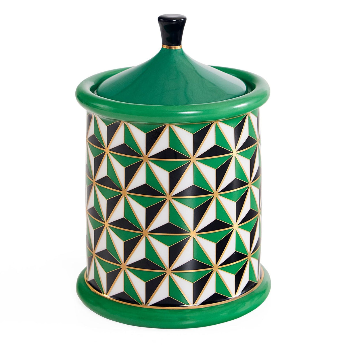 Jonathan Adler Versailles Small Canister, Green