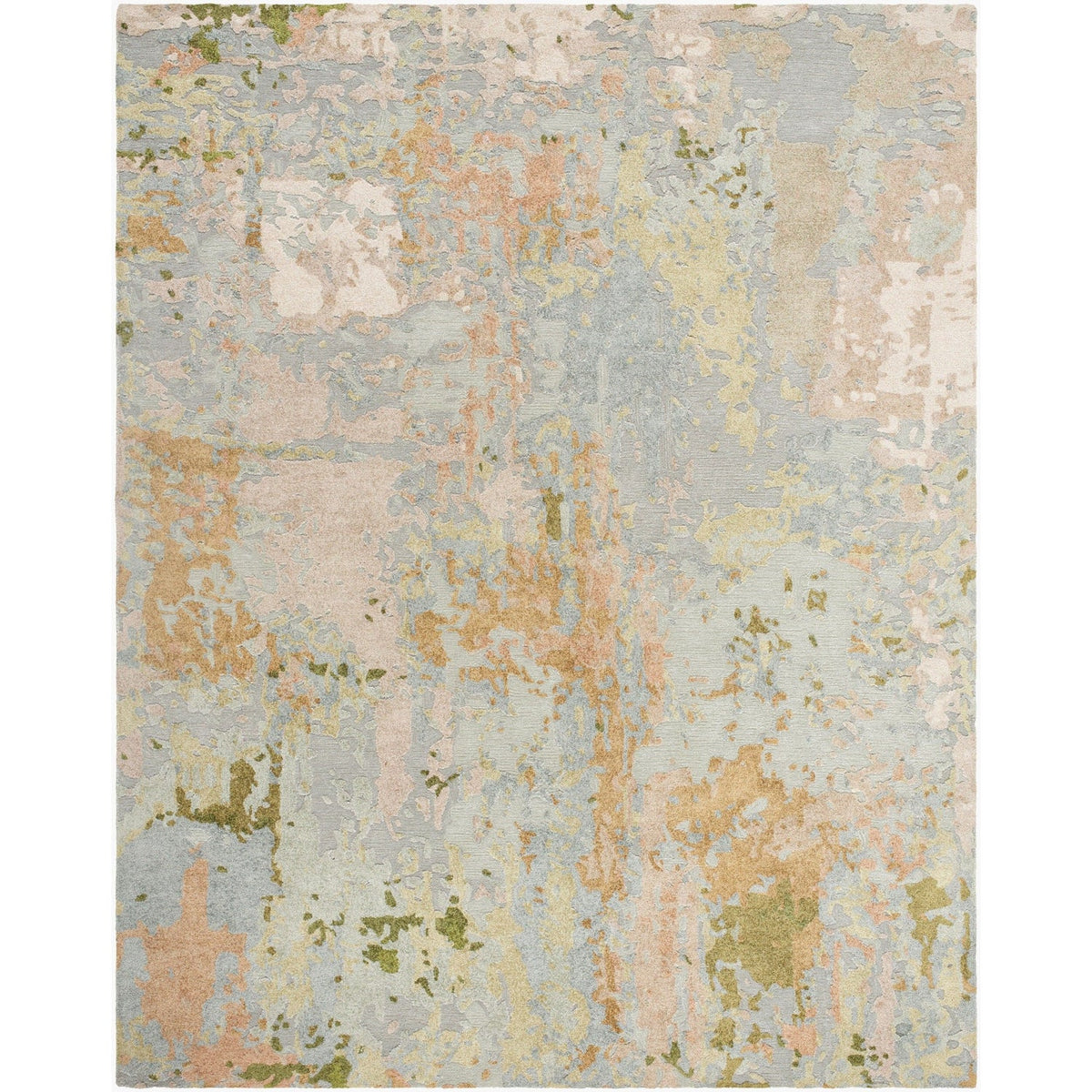 Surya Lukla LUA-2300 Hand Tufted Rug in sage, sky blue and blush