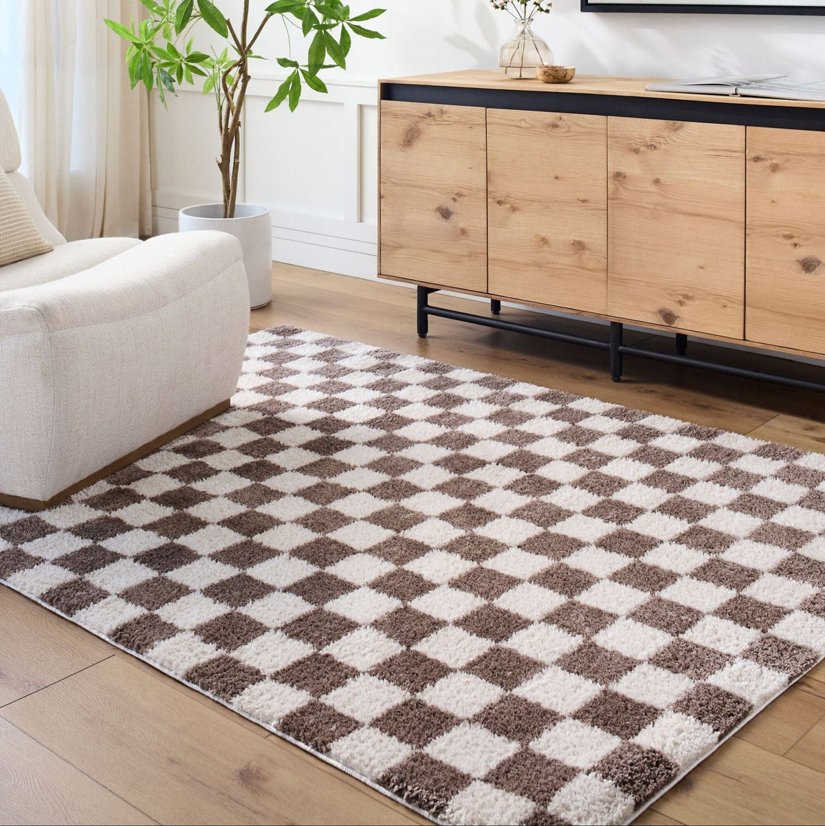 Livabliss Fossay Shag FSG-2328 Machine Woven Rug