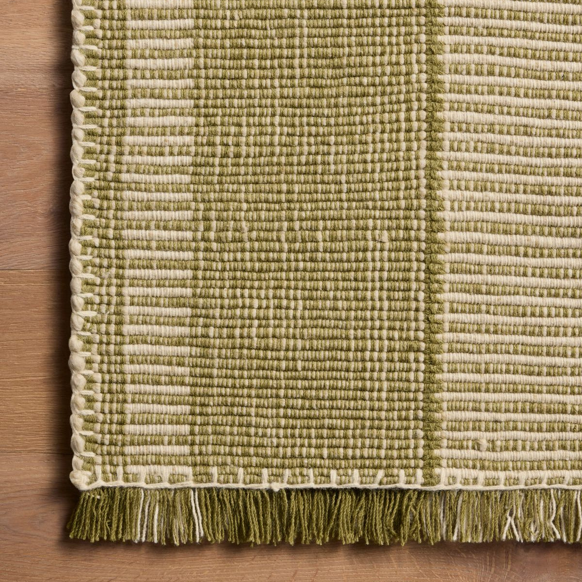 Loloi Sigrid Green / Ivory Hand Woven Rug