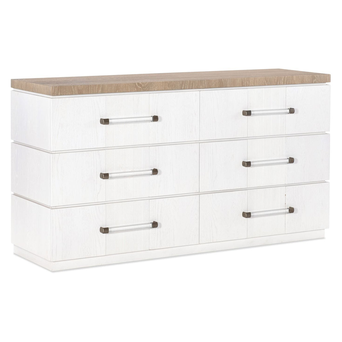Margaritaville Key Largo Dresser in Sea Salt body / Arroyo top, primary product view