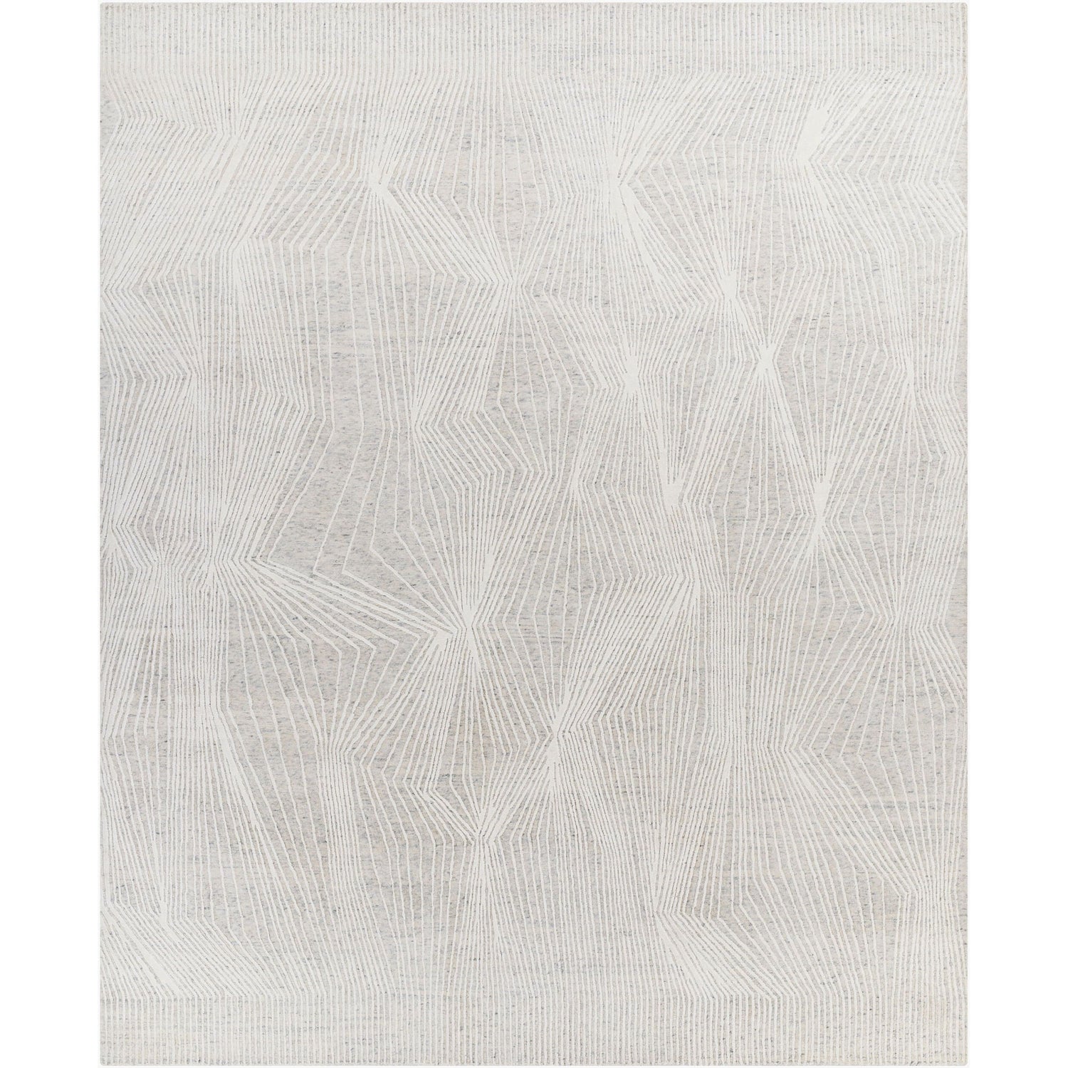 Surya Imola IML-1007 Hand Knotted area rug in 50% Viscose, 32% Wool, 18% Linen, shown in Taupe, Medium Gray, Beige