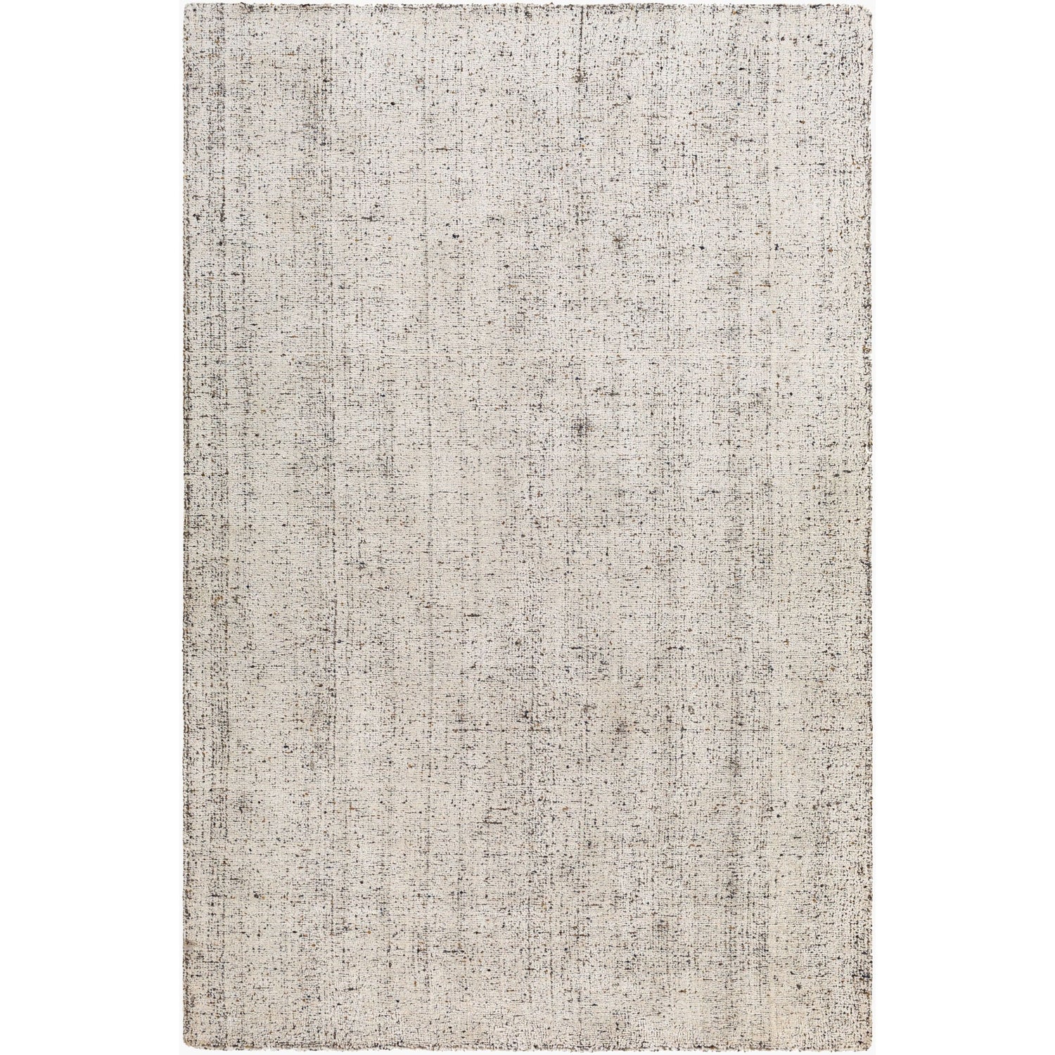 Surya Helen HLE-2304 Hand Loomed Rug in Black, Charcoal, Dark Brown and Light Gray