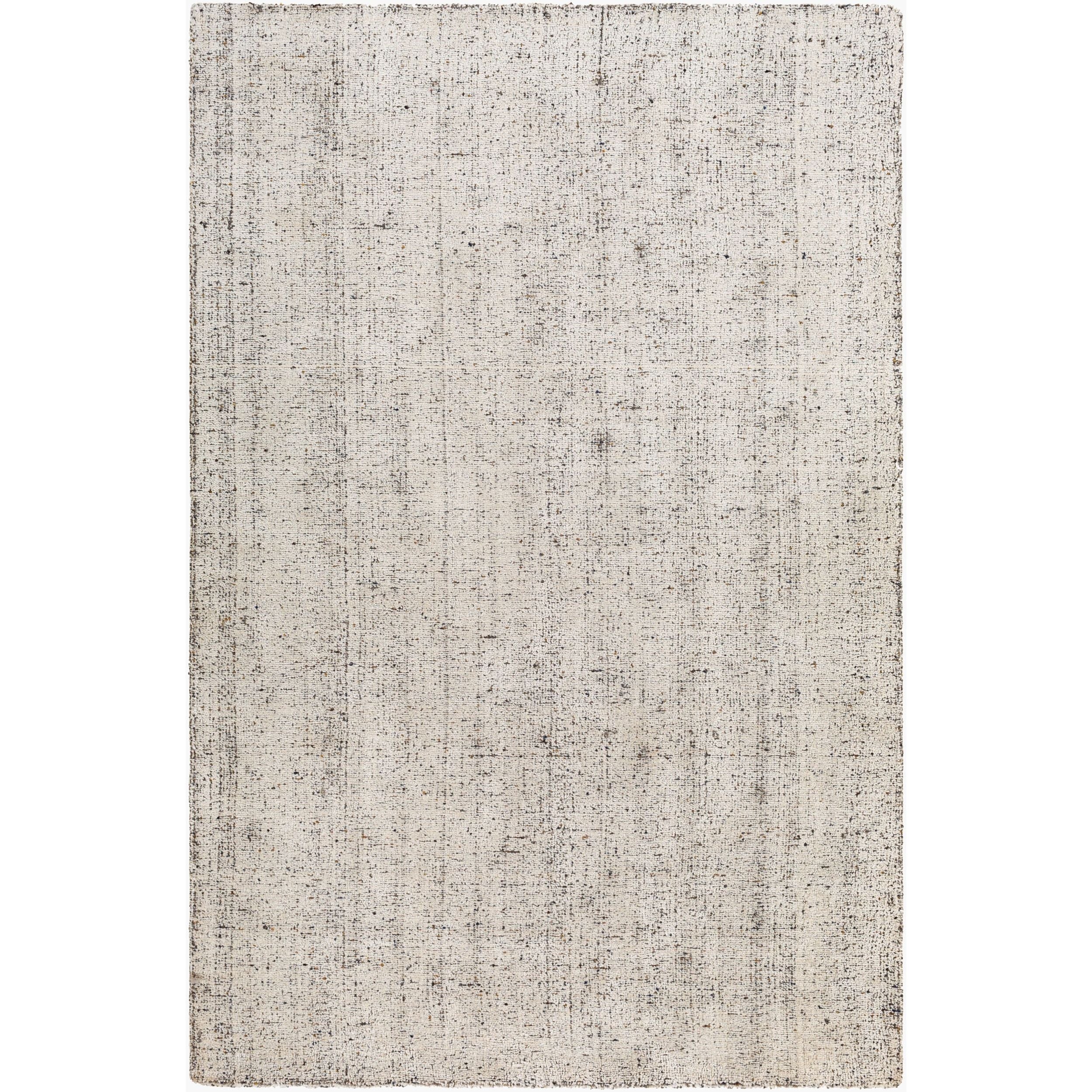 Surya Helen HLE-2304 Hand Loomed Rug in Black, Charcoal, Dark Brown and Light Gray