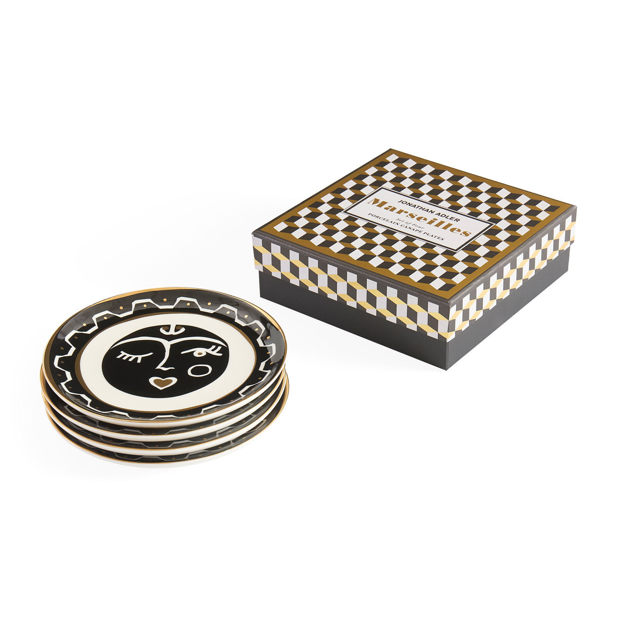 Jonathan Adler Marseilles Small Plate Set