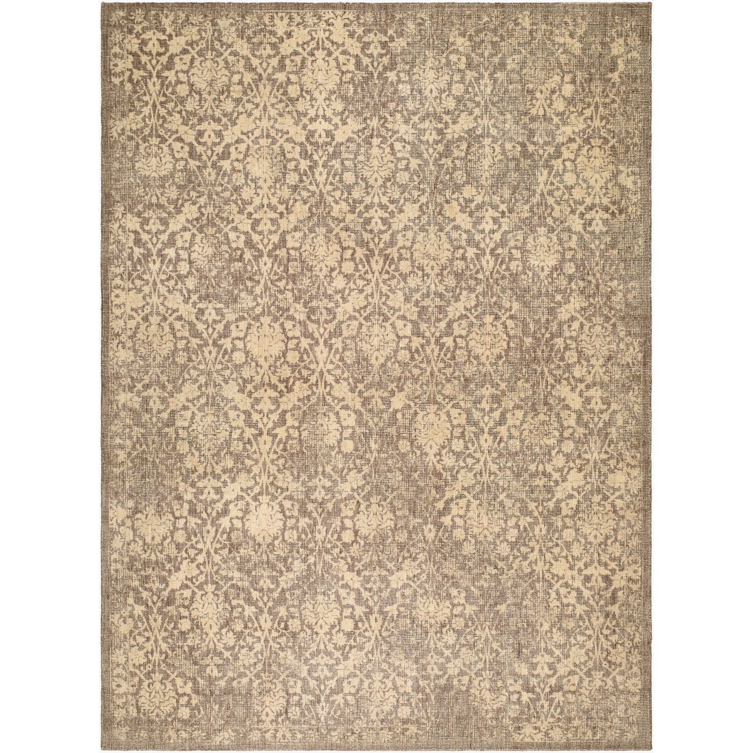 Surya Wisconsin WCN-2304 Hand Loomed Rug in taupe, beige and cream