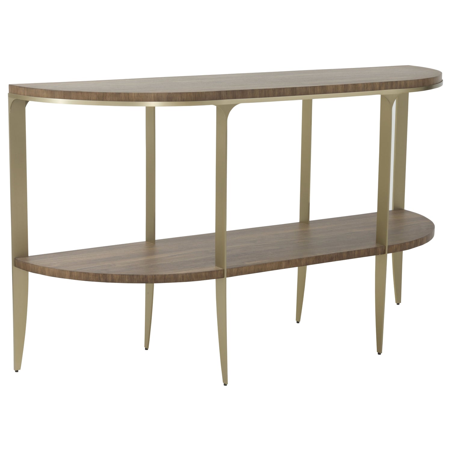 Fairfield Chair The Astoria Demi-Lune Console Table shown in Continental Walnut
