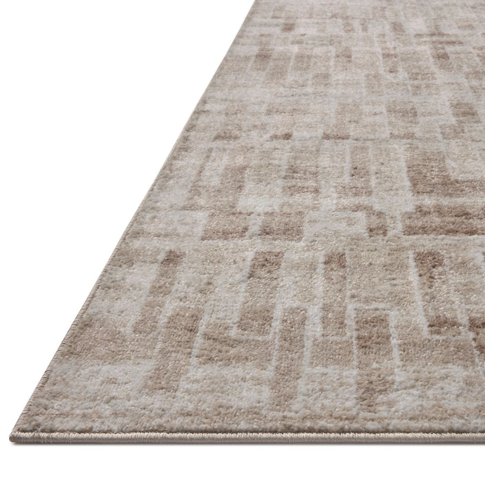 Loloi Lune Ivory / Mushroom Power Loomed Rug
