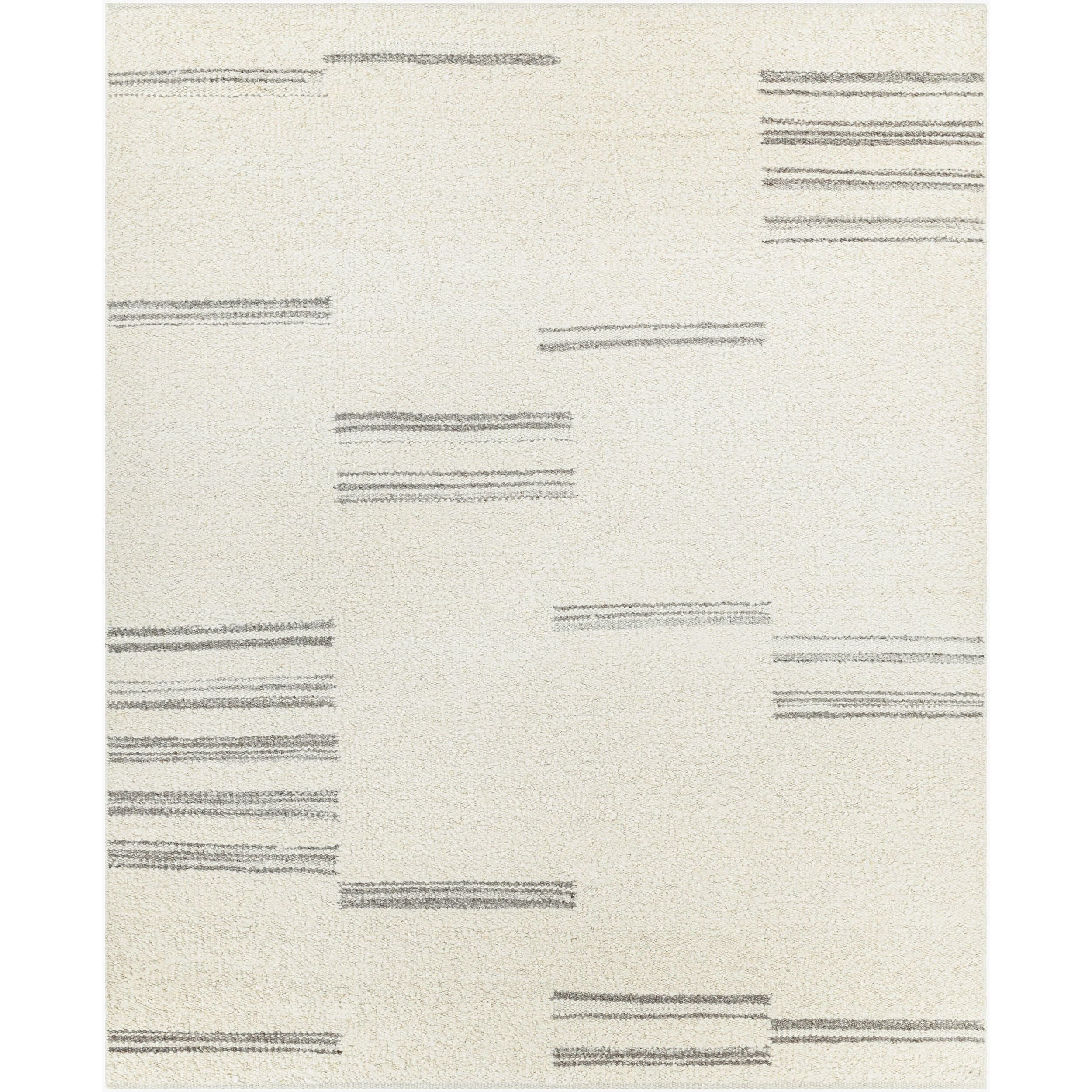 Surya Machu Picchu MCU-1006 Hand Woven Rug — in Light Beige, Medium Gray