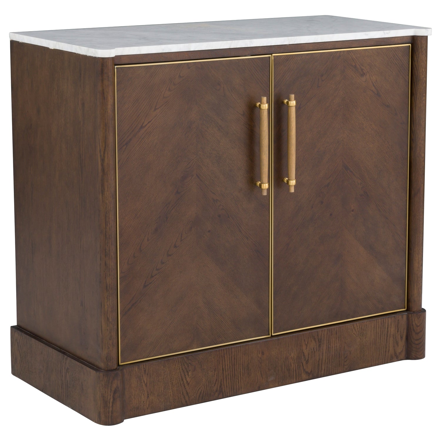 Fairfield Chair Maxwell Caramel Mobile Bar Cabinet shown in Caramel