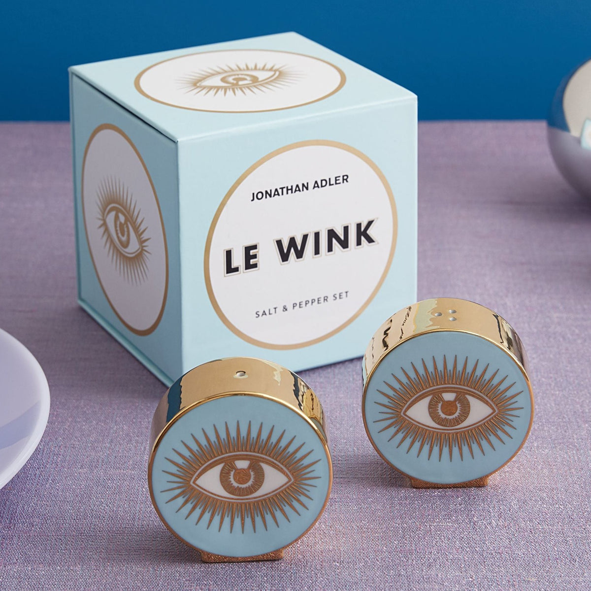 Jonathan Adler Le Wink Salt & Pepper Set