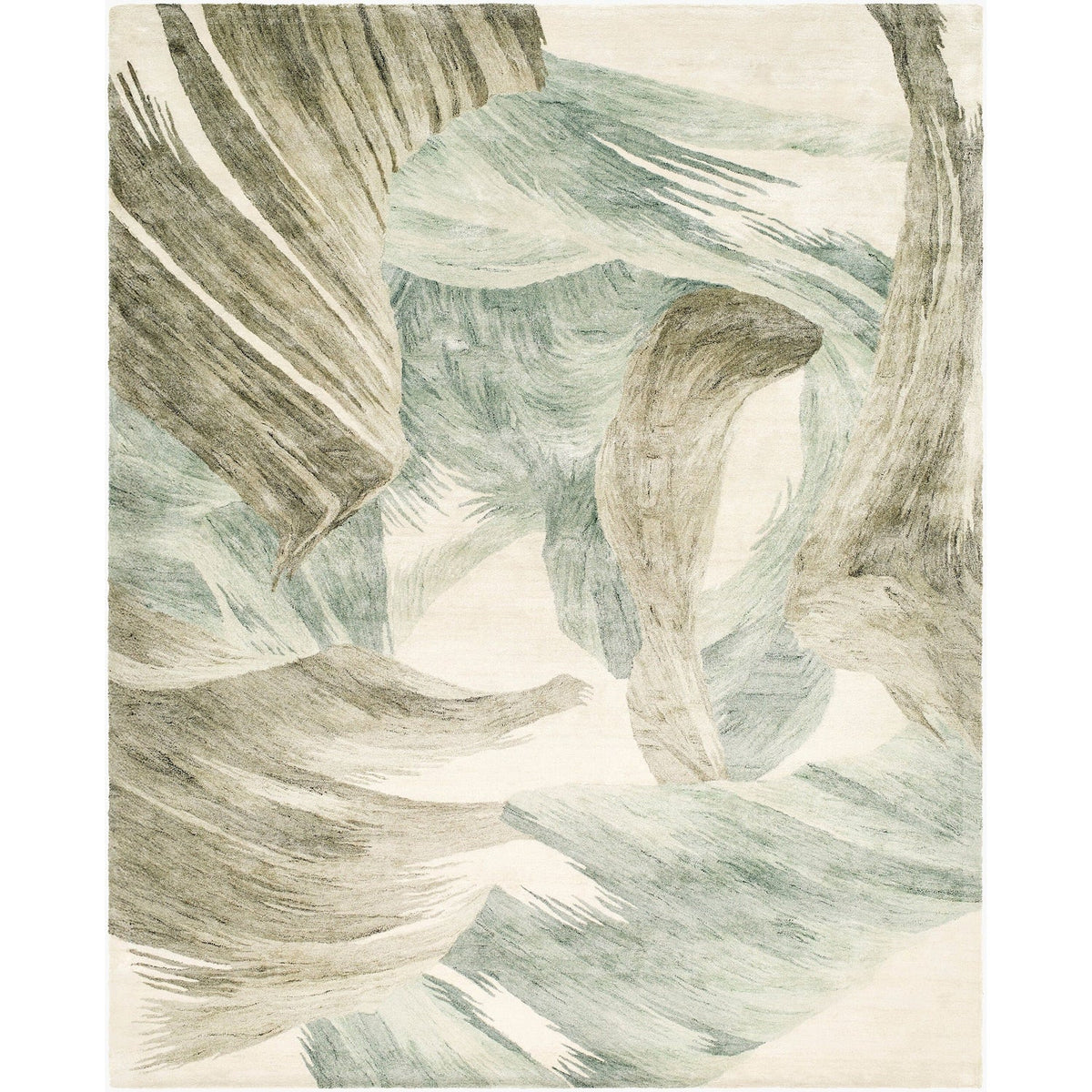 Surya Diva DDV-2302 Hand Tufted Rug in sage, seafoam and stone gray