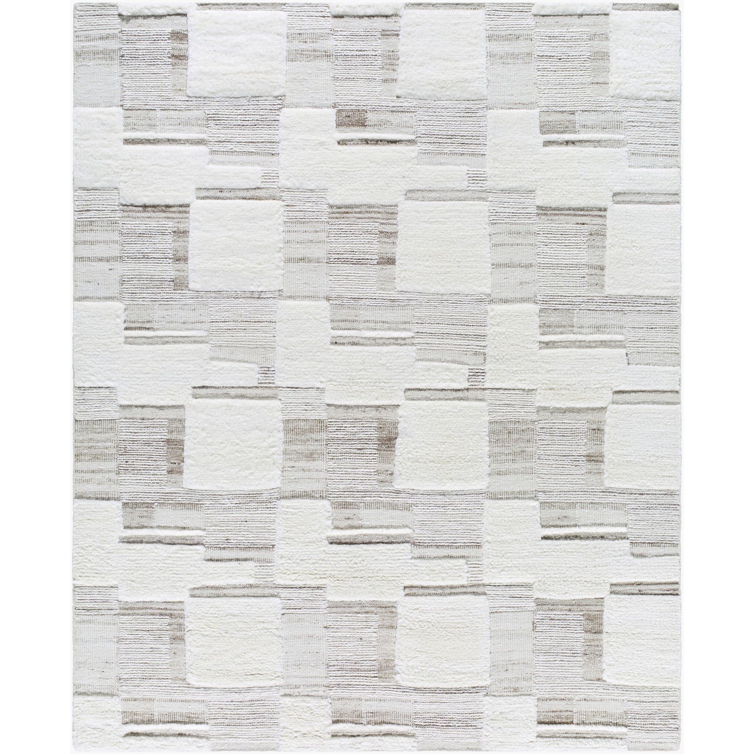 Surya Sardis Hand Woven Rug in ivory, beige, taupe and cream