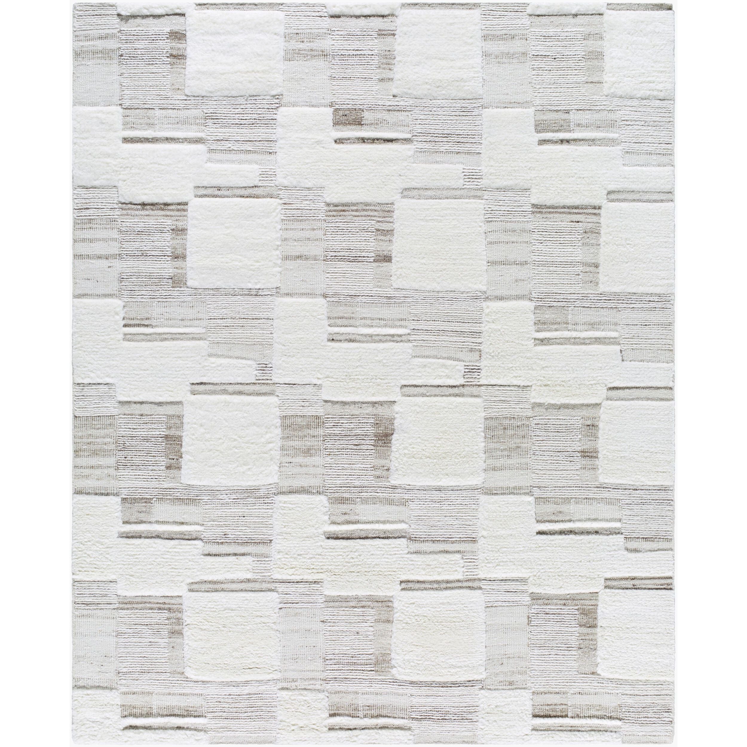 Surya Sardis Hand Woven Rug in ivory, beige, taupe and cream