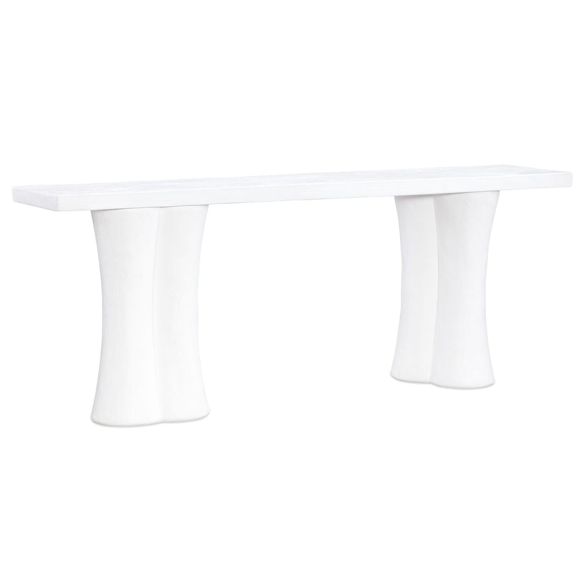 Margaritaville Tortola Console Table in Textured Plaster, primary product view