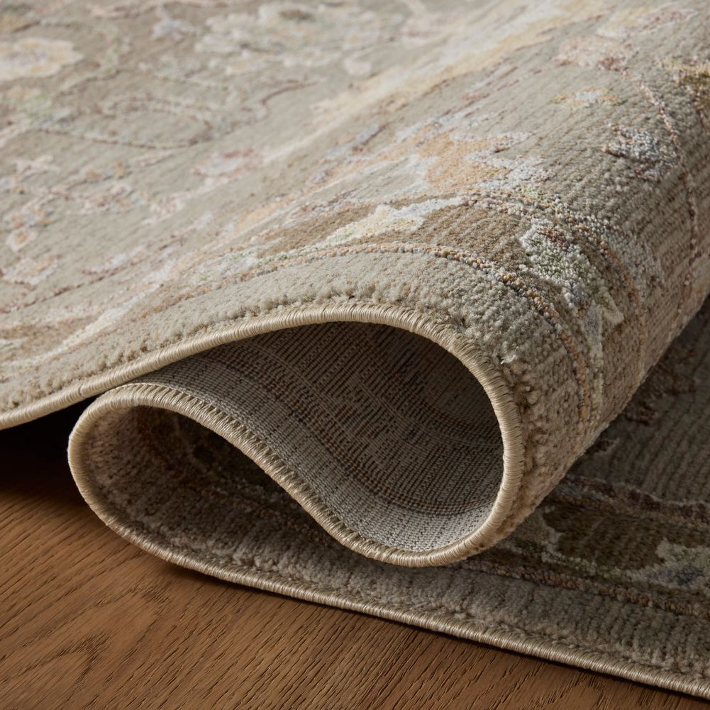 Loloi Aylin Fog / Plum Power Loomed Rug