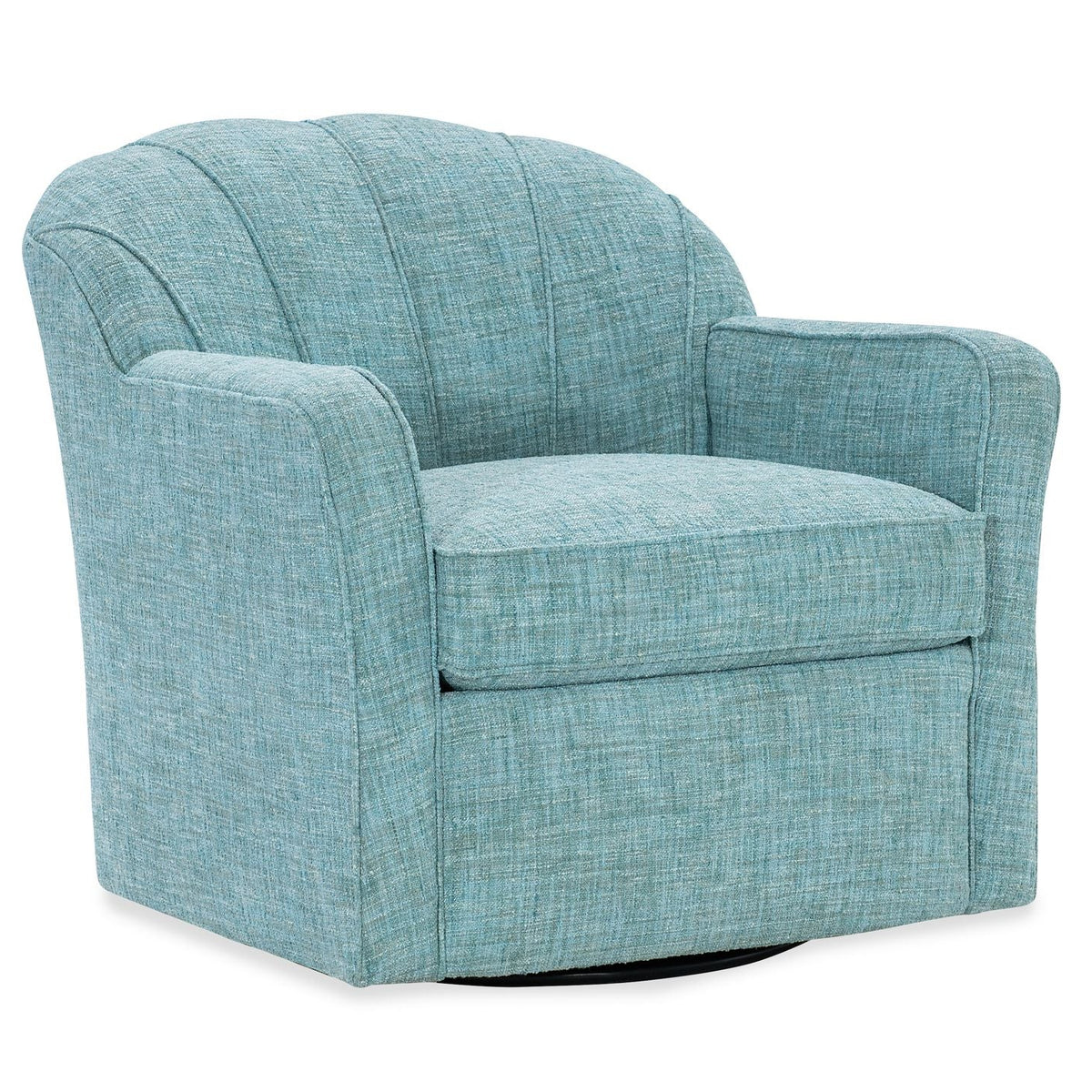 Margaritaville Sandshell Ecstasy Caribe Turq Swivel Chair, primary product view