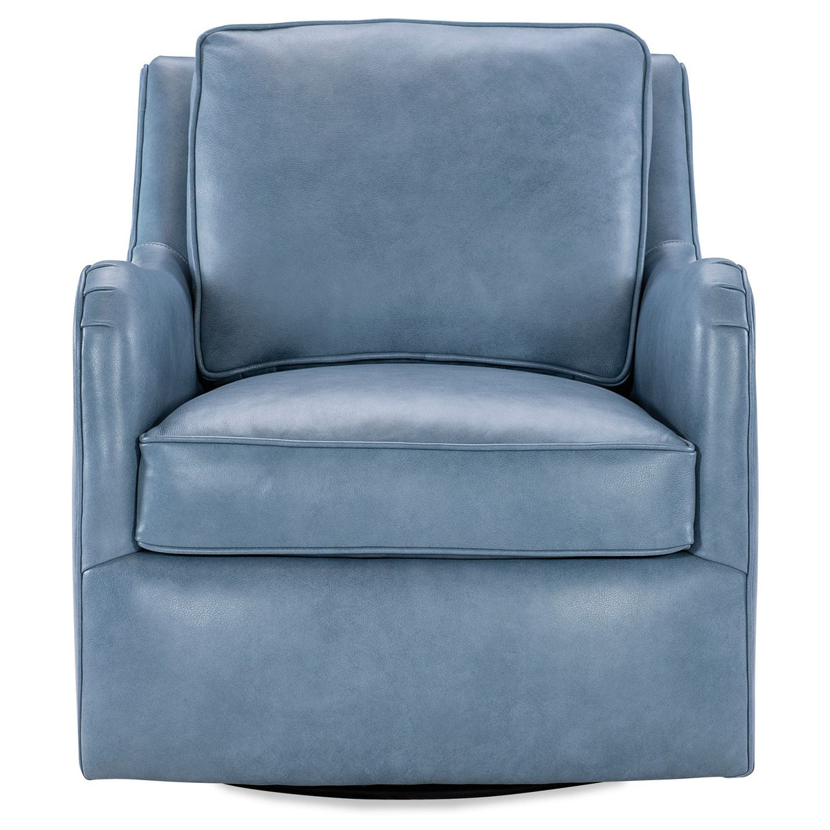 Margaritaville Slow Lane Anilina Dew Drop Leather Swivel Chair