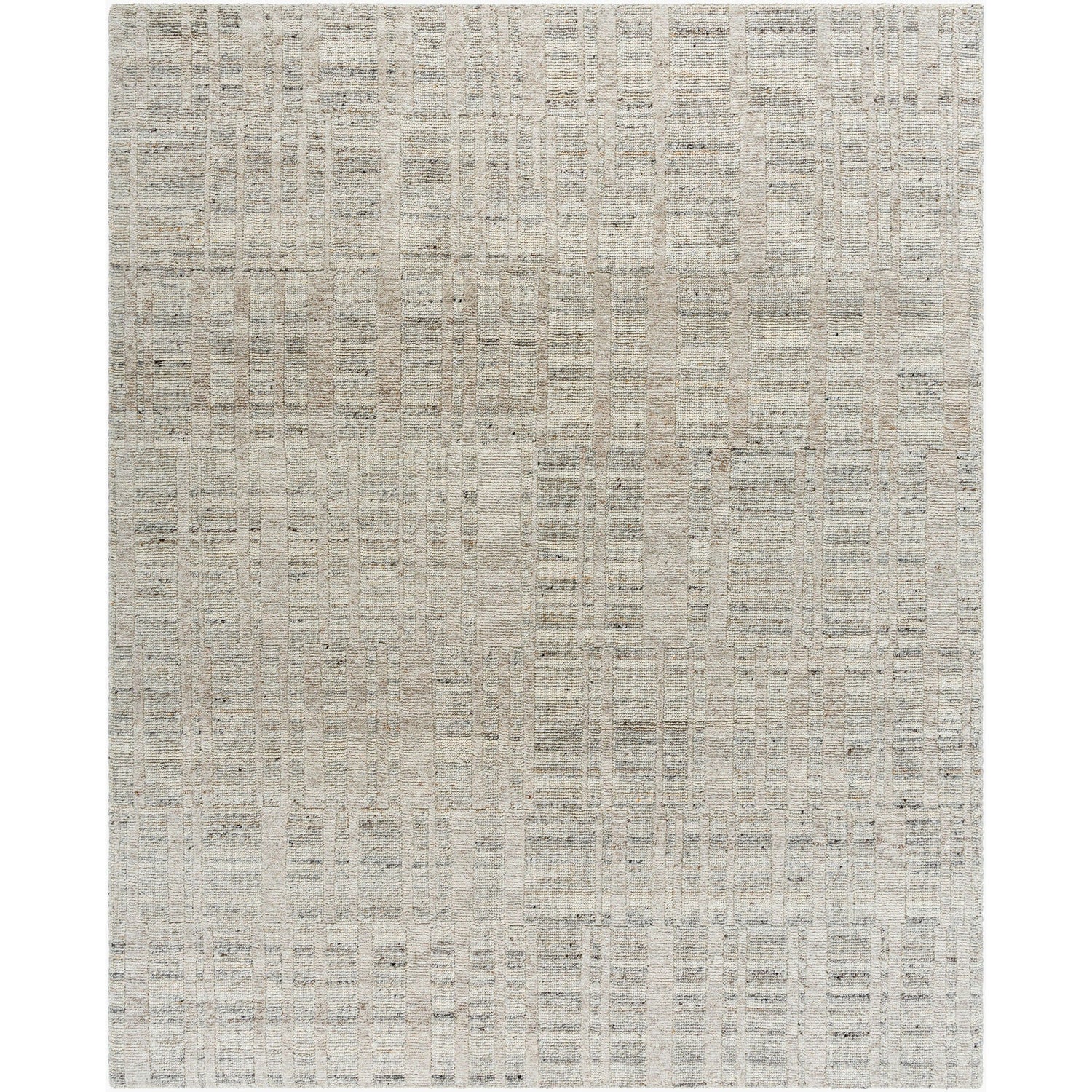 Surya Knoxville KNX-2300 Hand Knotted Rug in ivory, taupe, slate gray and charcoal