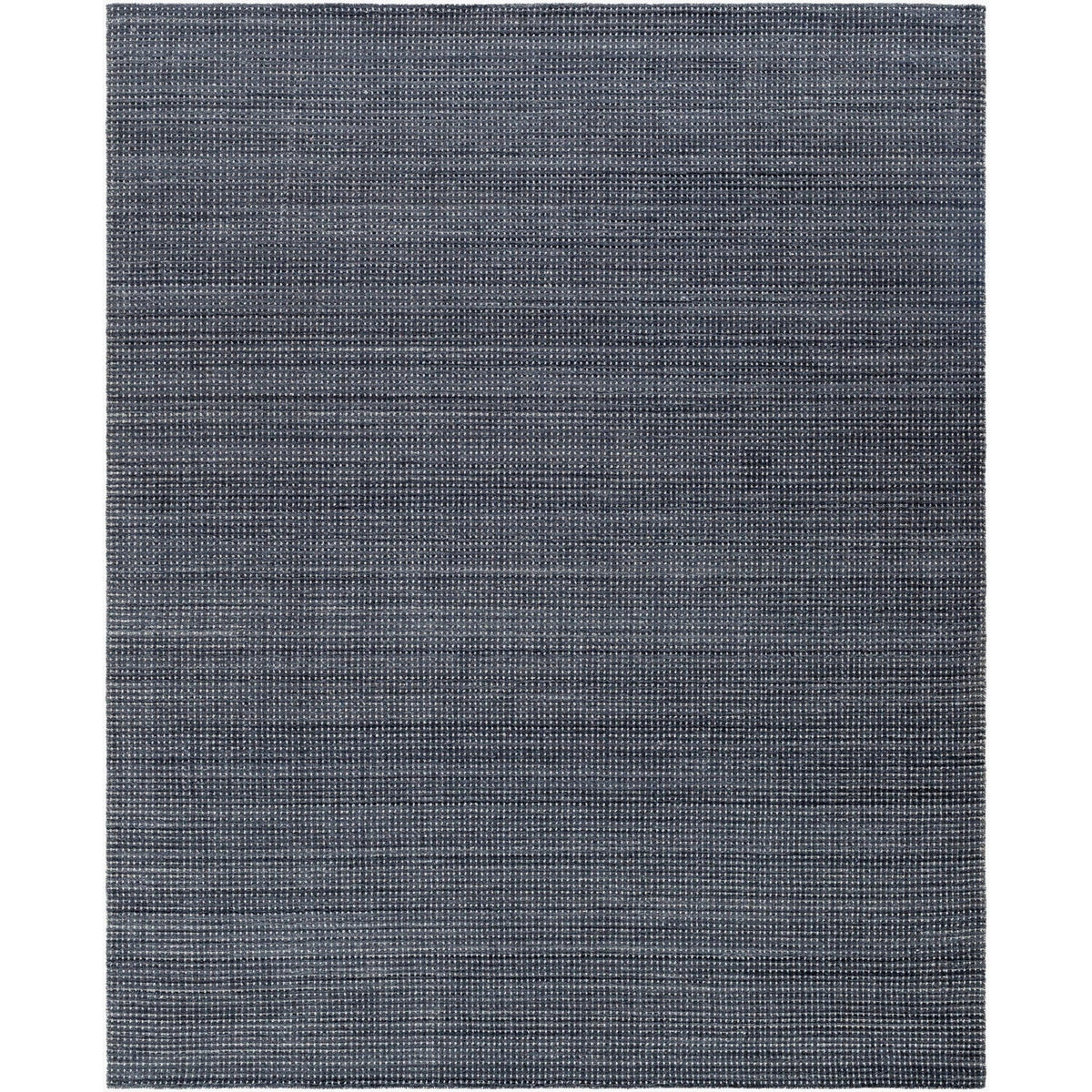 Surya Boston BBT-2304 Hand Loomed Rug shown flat displaying its black hand loomed design