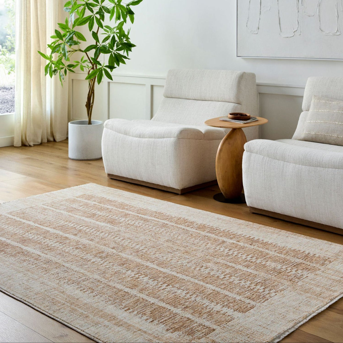 Frank Lloyd Wright Foundation x Livabliss Usonia USO-2302 Machine Woven Rug