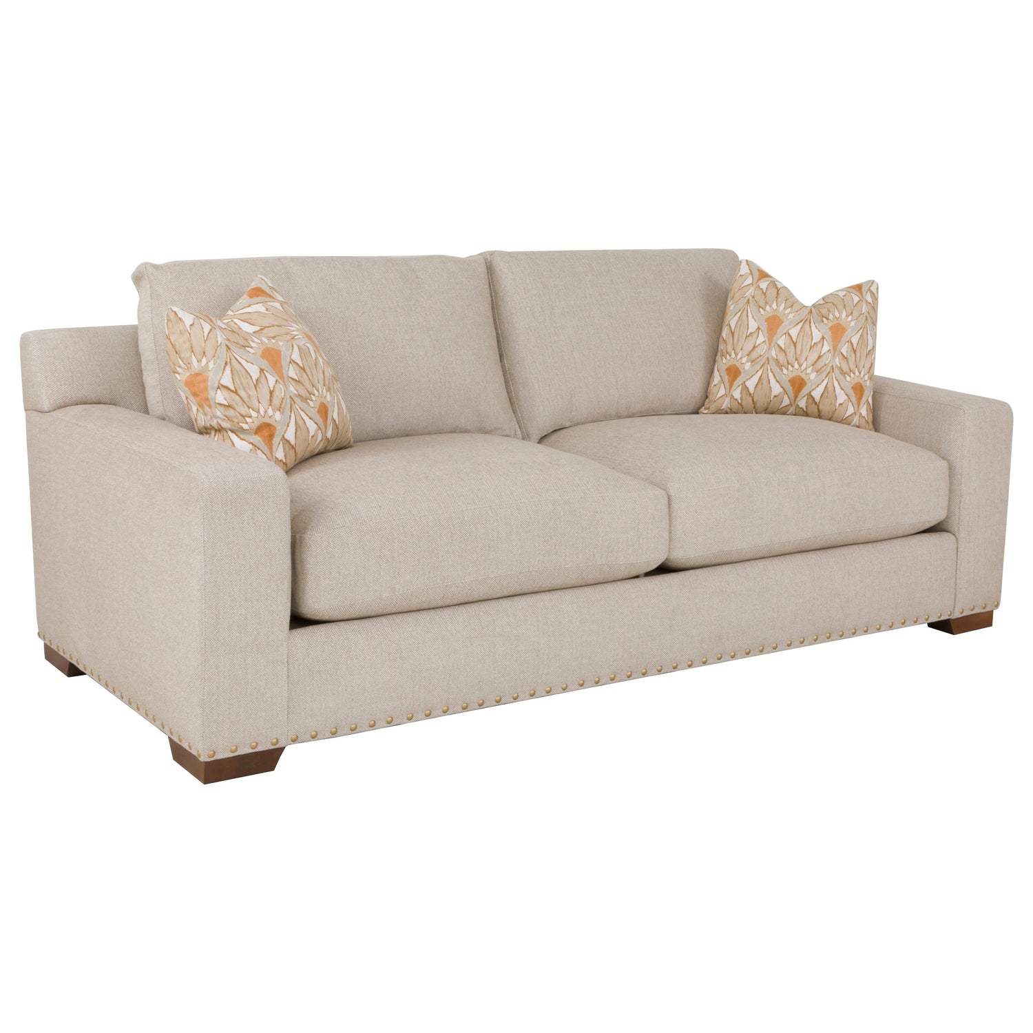 Fairfield Chair Cottonwood 91in Sofa in Straw