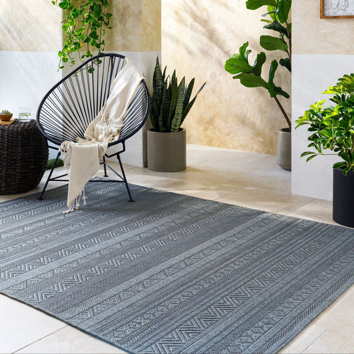 Livabliss Sandra SDR-2321 Machine Woven Indoor/Outdoor Rug