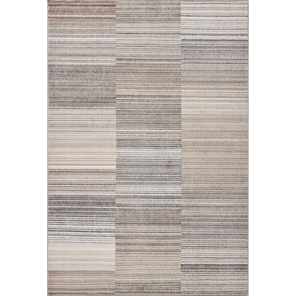 Loloi Lune Granite/Natural Power Loomed Rug