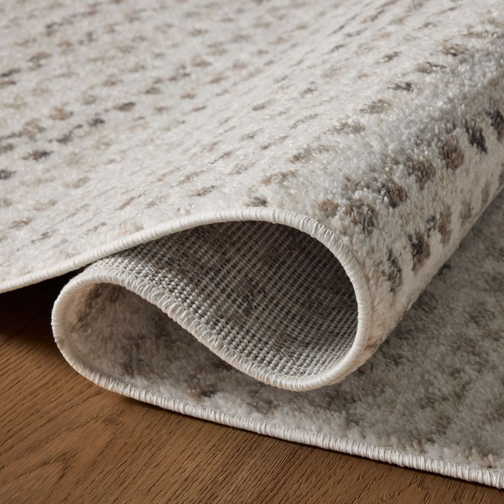 Loloi Lune Ivory / Pebble Power Loomed Rug