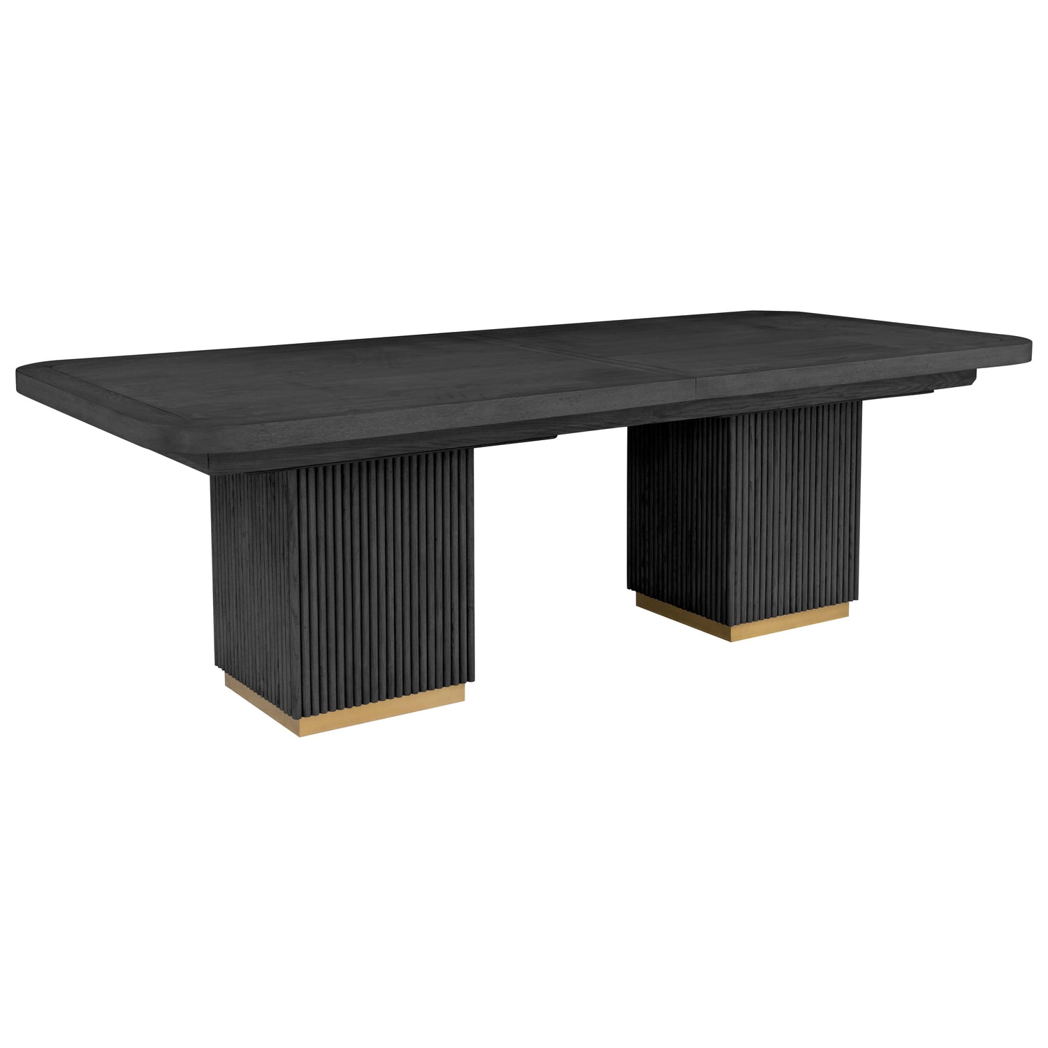 Fairfield Chair Everett Double Pedestal Dining Table shown in Charcoal