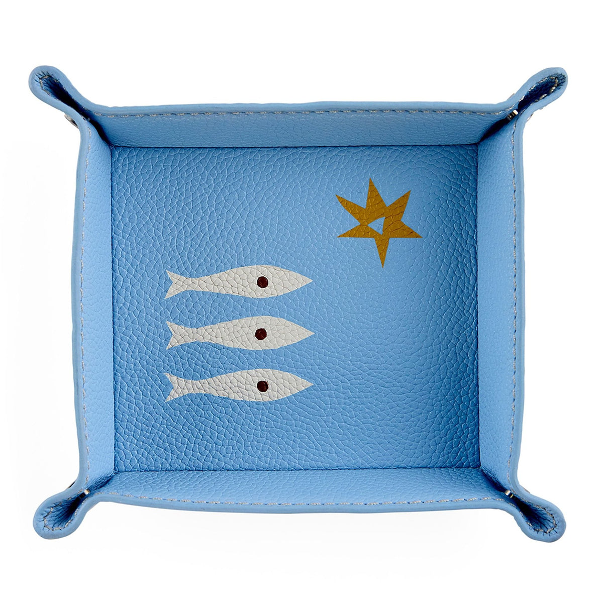 Jonathan Adler Playa Leather Small Tray