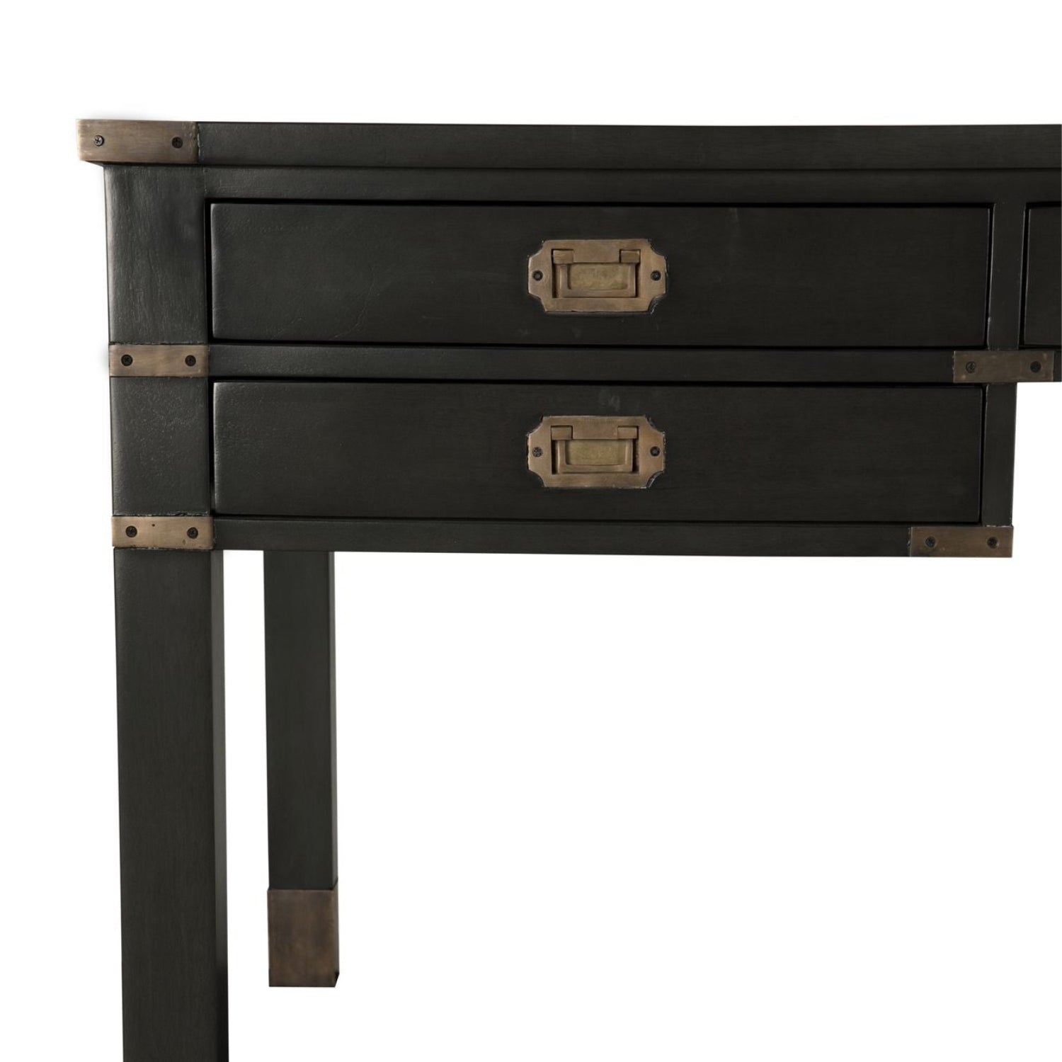 Noir Campaign Partner Desk, a pale desk