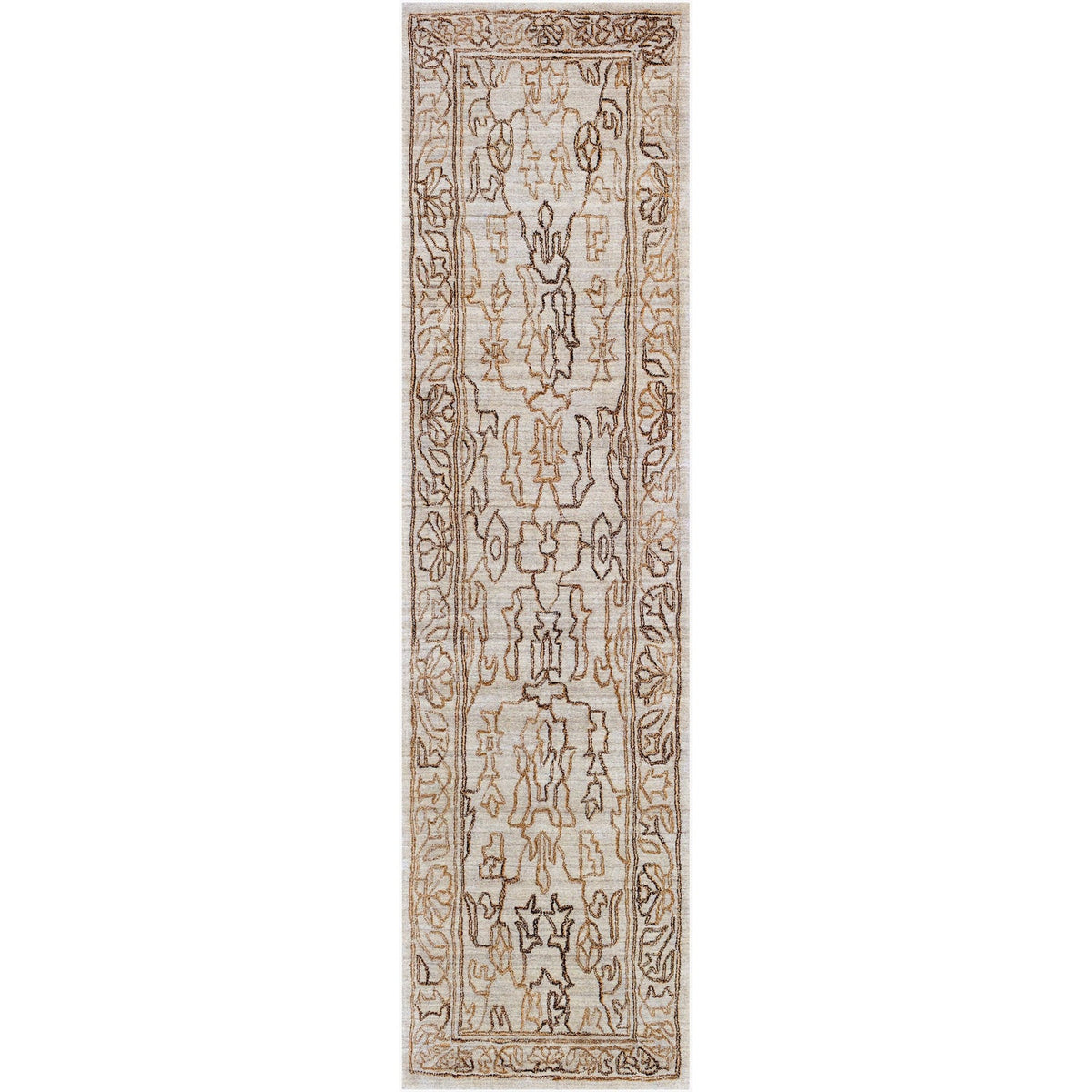 Surya Hightower HTW-3003 rug in Light Gray, Medium Brown, Charcoal