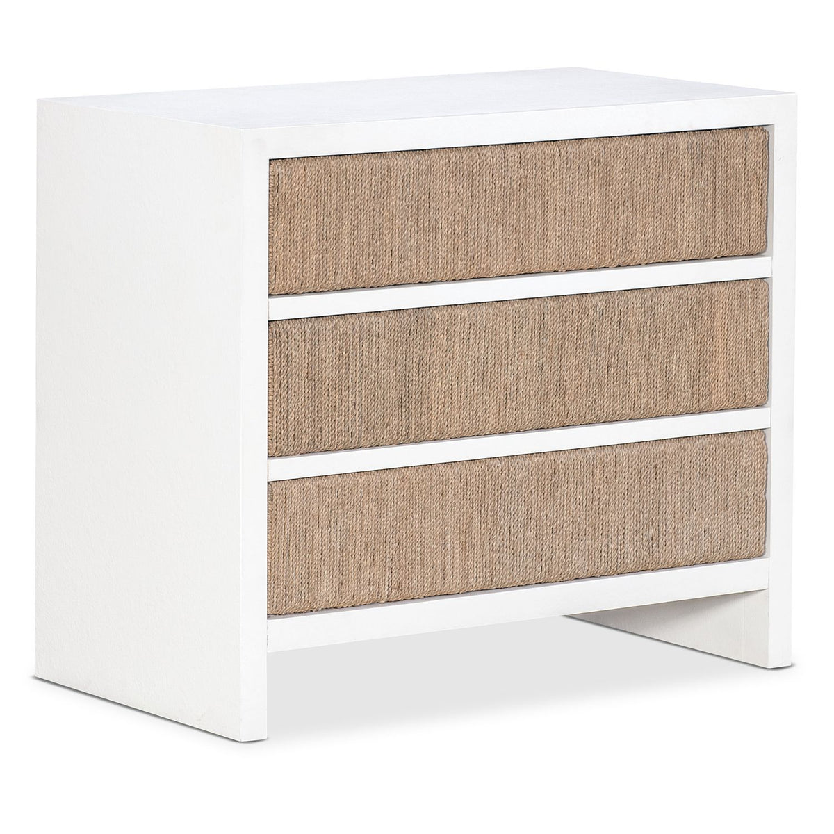Margaritaville Bimini Sands Nightstand in Textured Plaster / Seagrass, primary product view