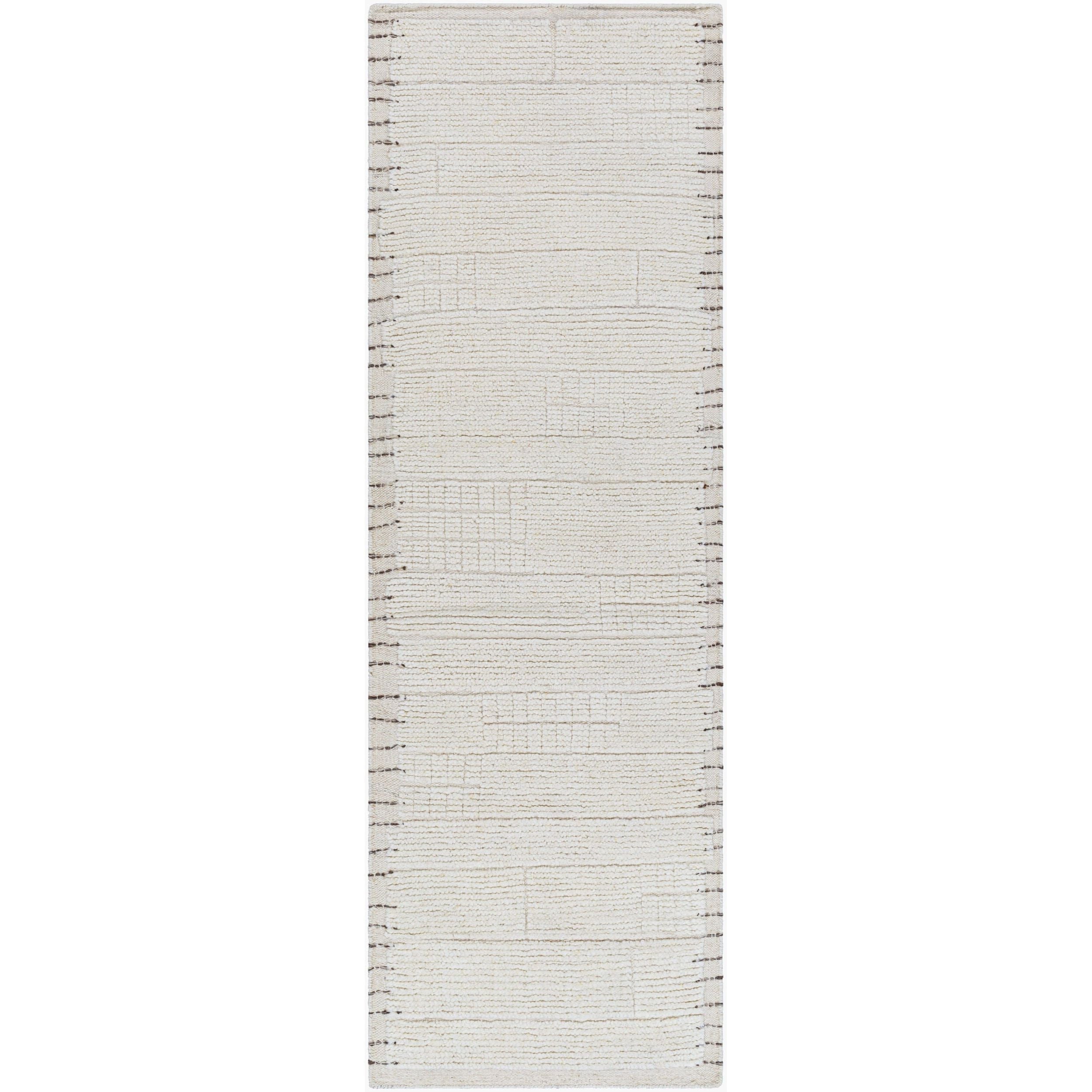 Surya Khyber KHY-2306 Hand Knotted Rug in wheat, beige, dark brown and tan