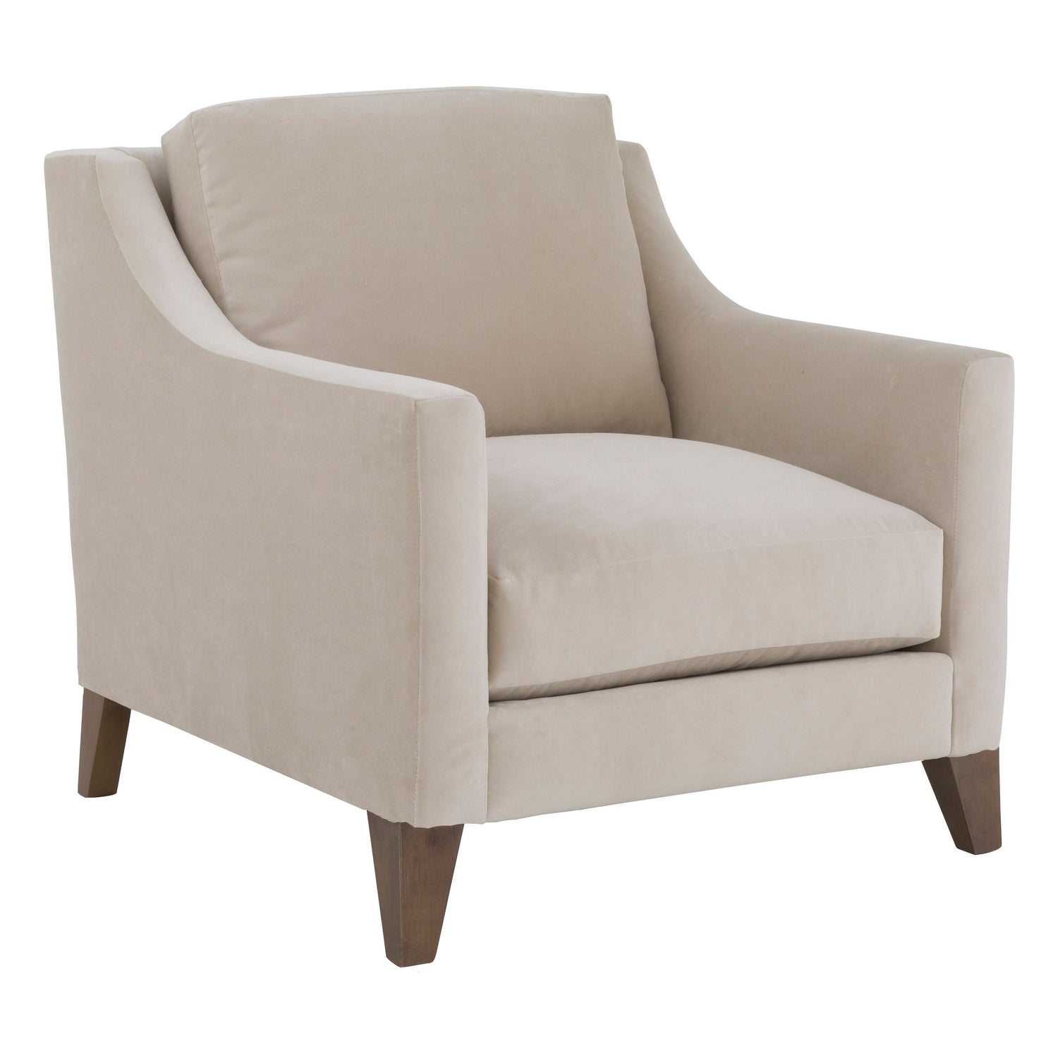 Fairfield Chair Dolce Organza Lounge Chair finished in Modern Truffle