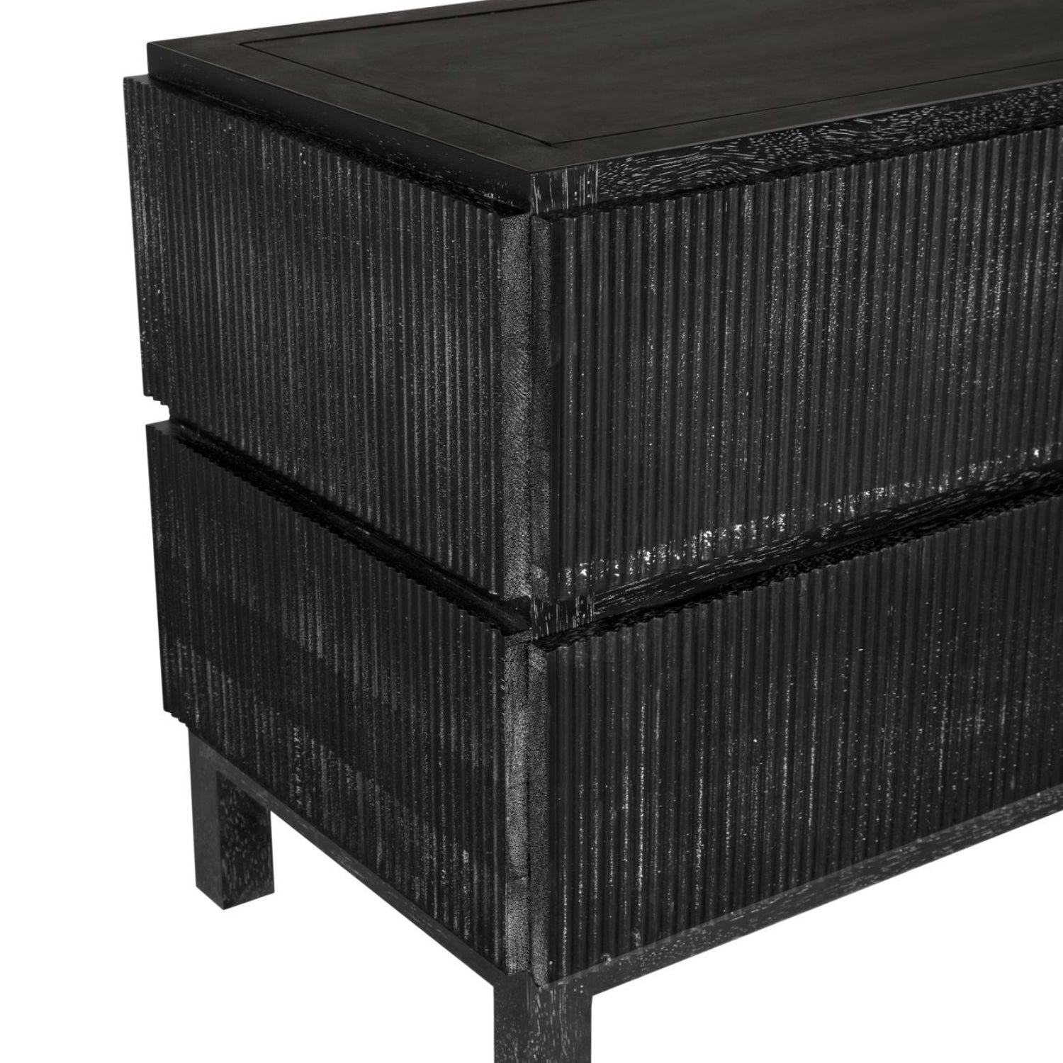 Noir Plato Black Walnut Sideboard, a black walnut sideboard