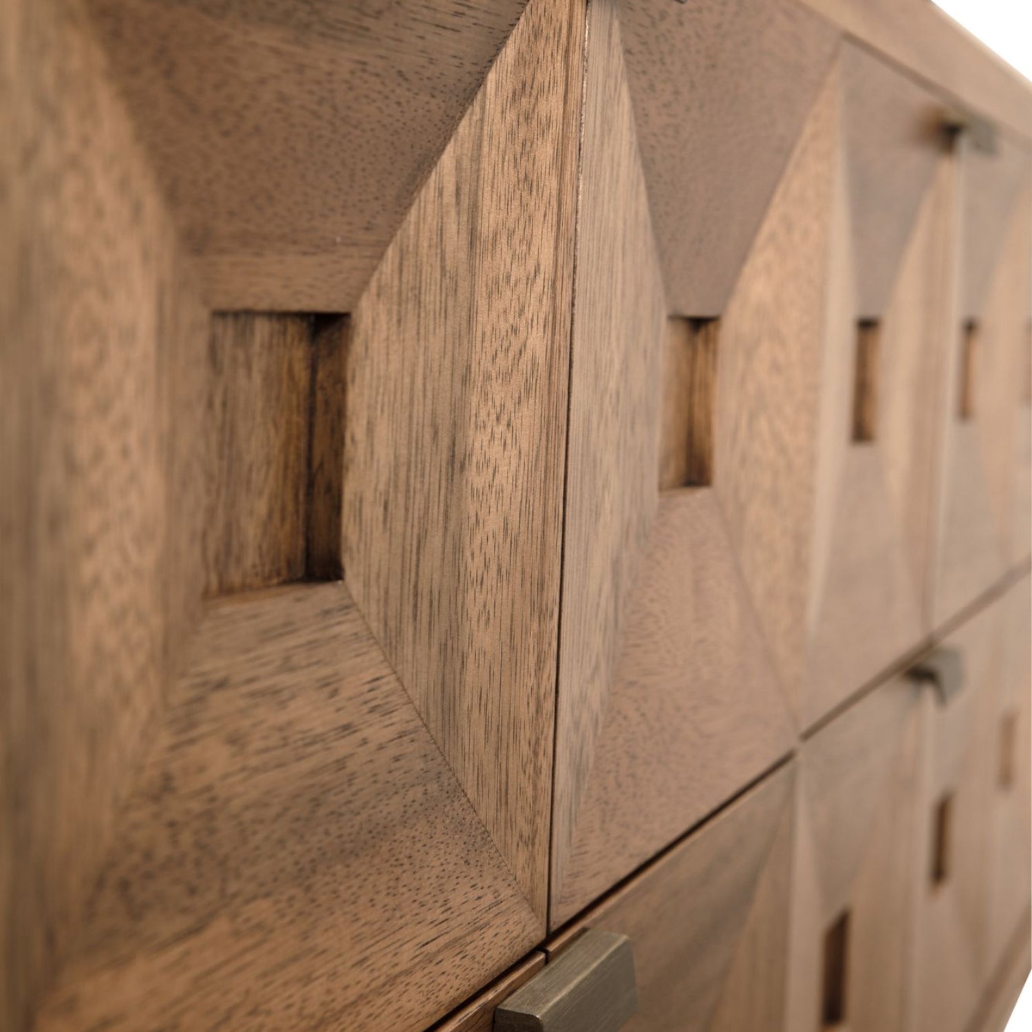 Noir Musashi Dark Walnut 6 Drawer for the home