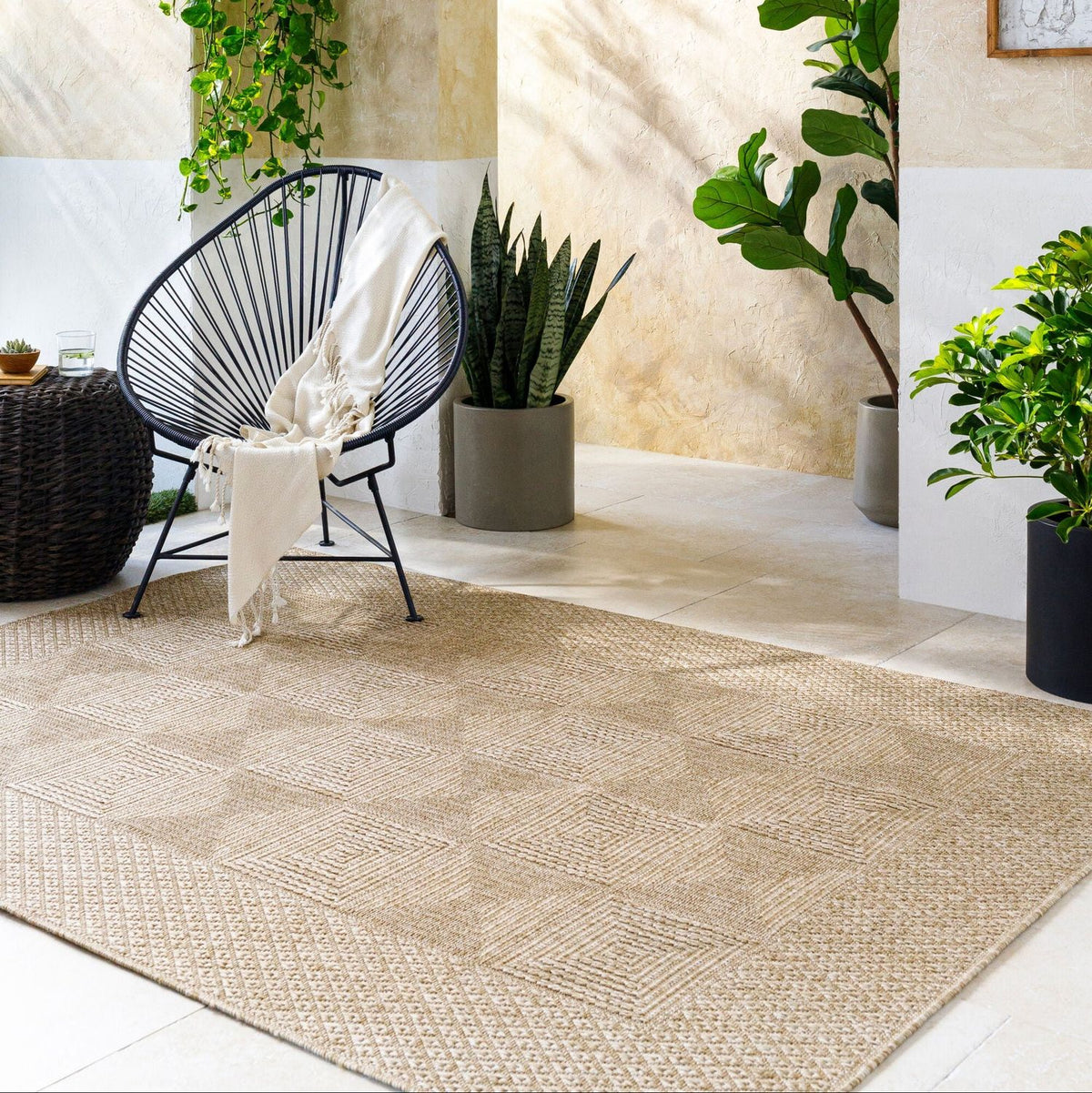 Livabliss Sandra SDR-2306 Machine Woven Indoor/Outdoor Rug