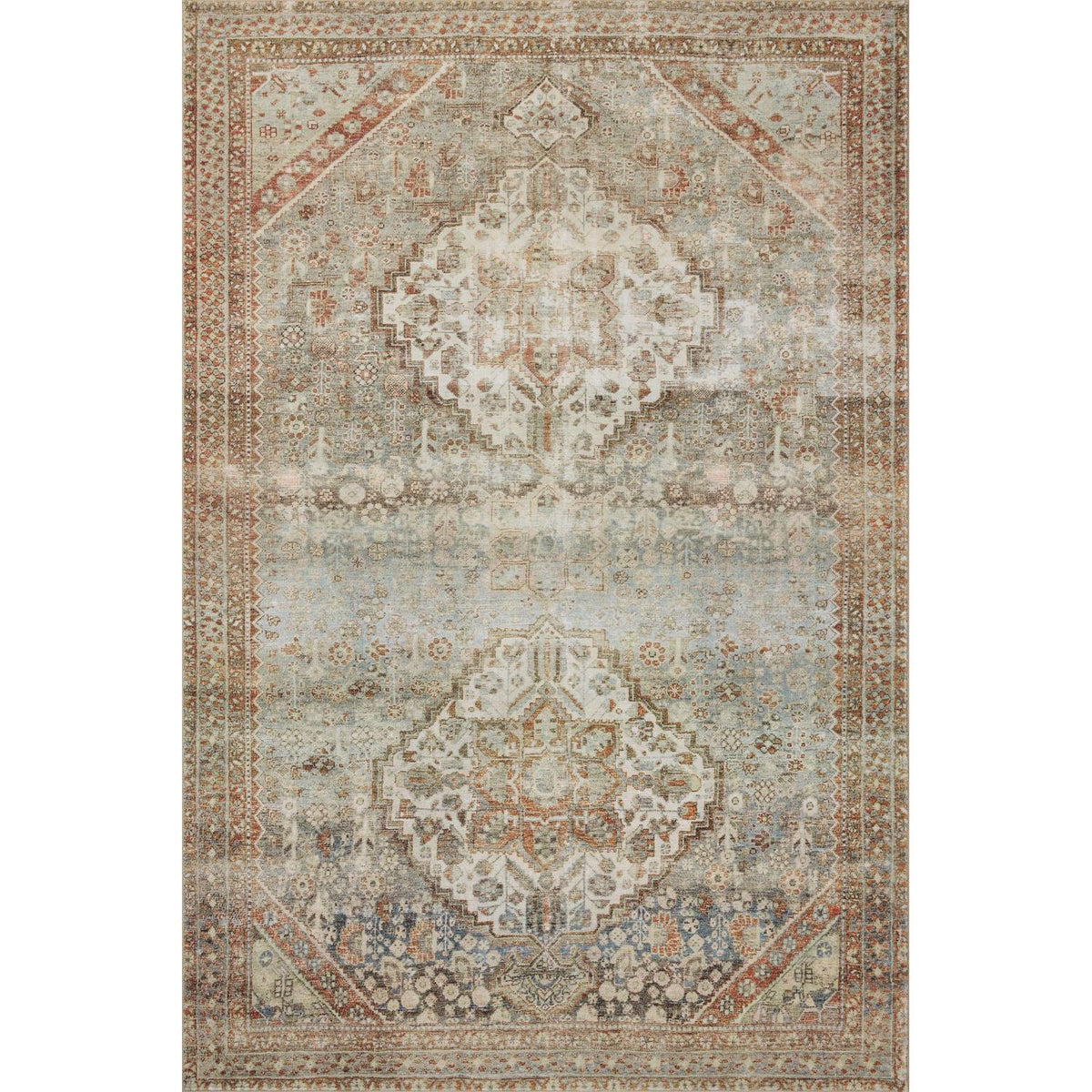 Loloi Margot Sage/Multi CloudPile Power Loomed Rug