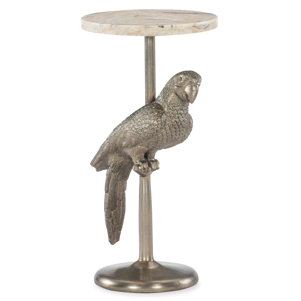 Margaritaville Jolly Mon Spot Table in Cast Metal Base with Onyx Marble Top, primary product view