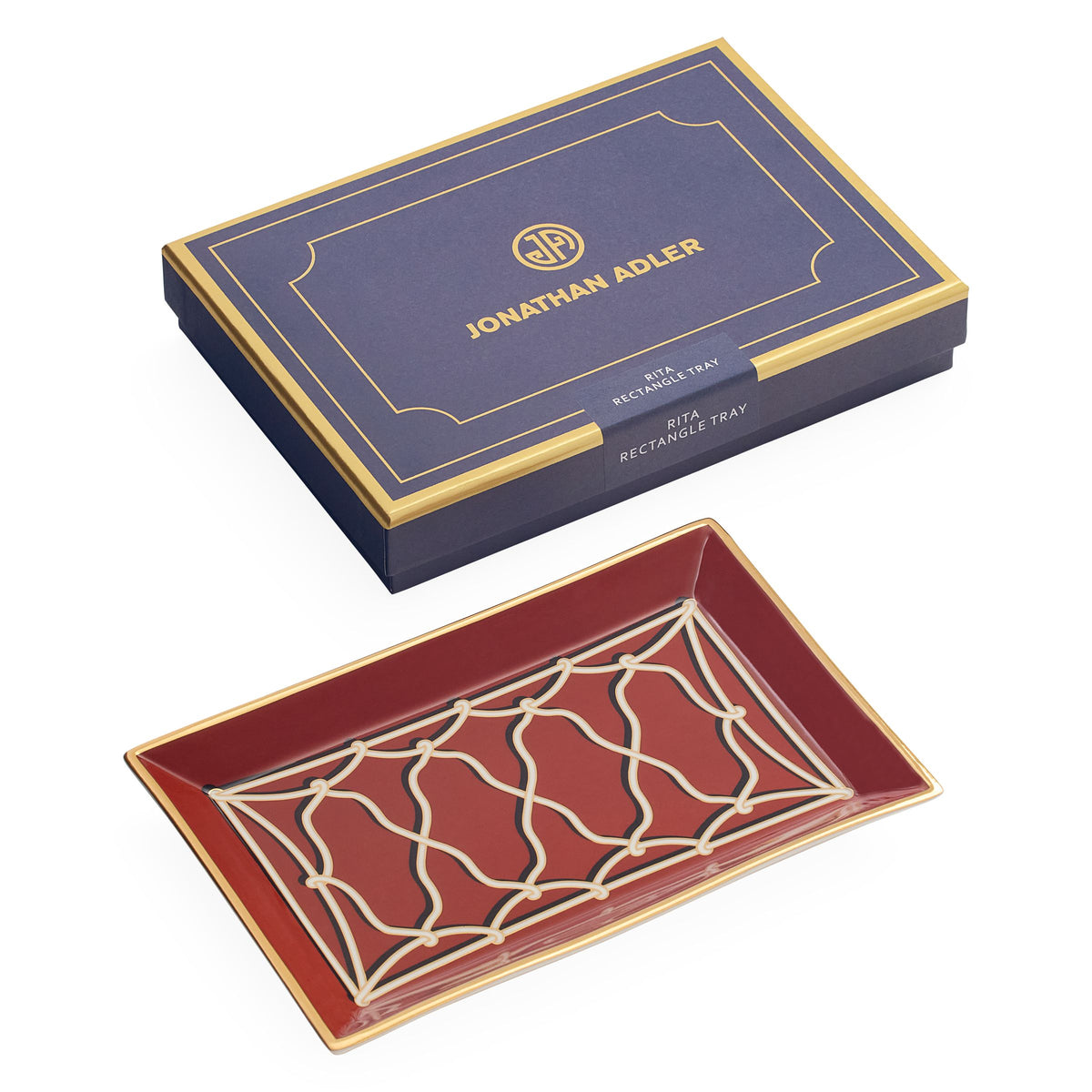 Jonathan Adler Rita Rectangle Tray