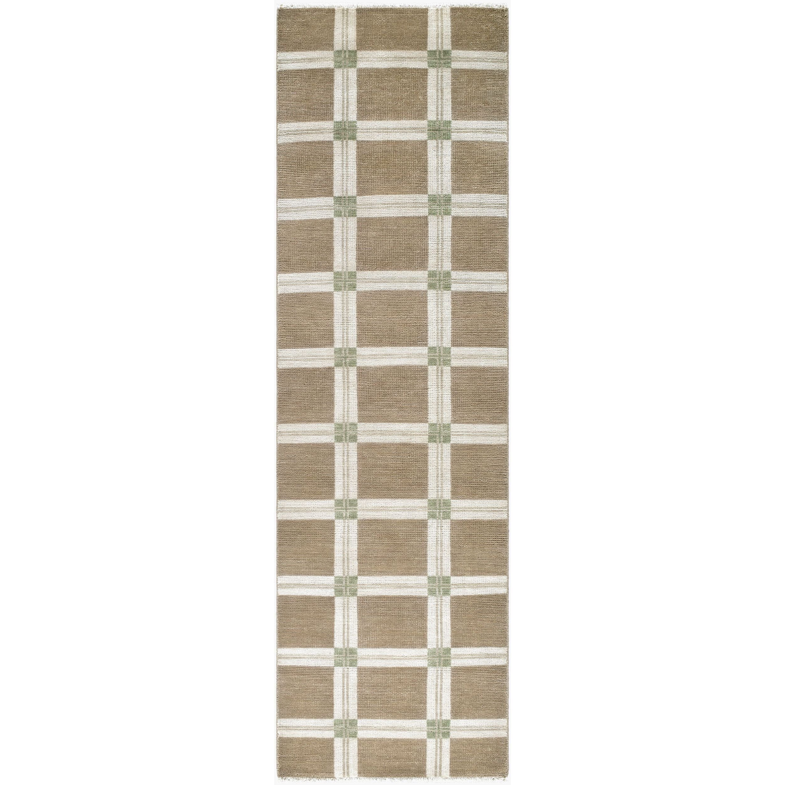 Surya Riviera RIV-2308 Hand Knotted Rug shown flat to display its goldenrod pattern