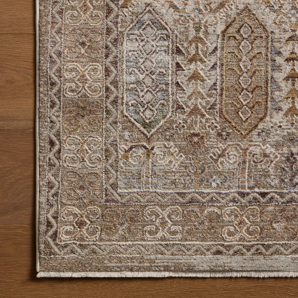Loloi Aylin Taupe / Multi Power Loomed Rug