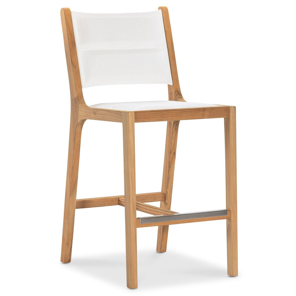 Margaritaville Harbor Outdoor Barstool in Medium Wood, primary product view