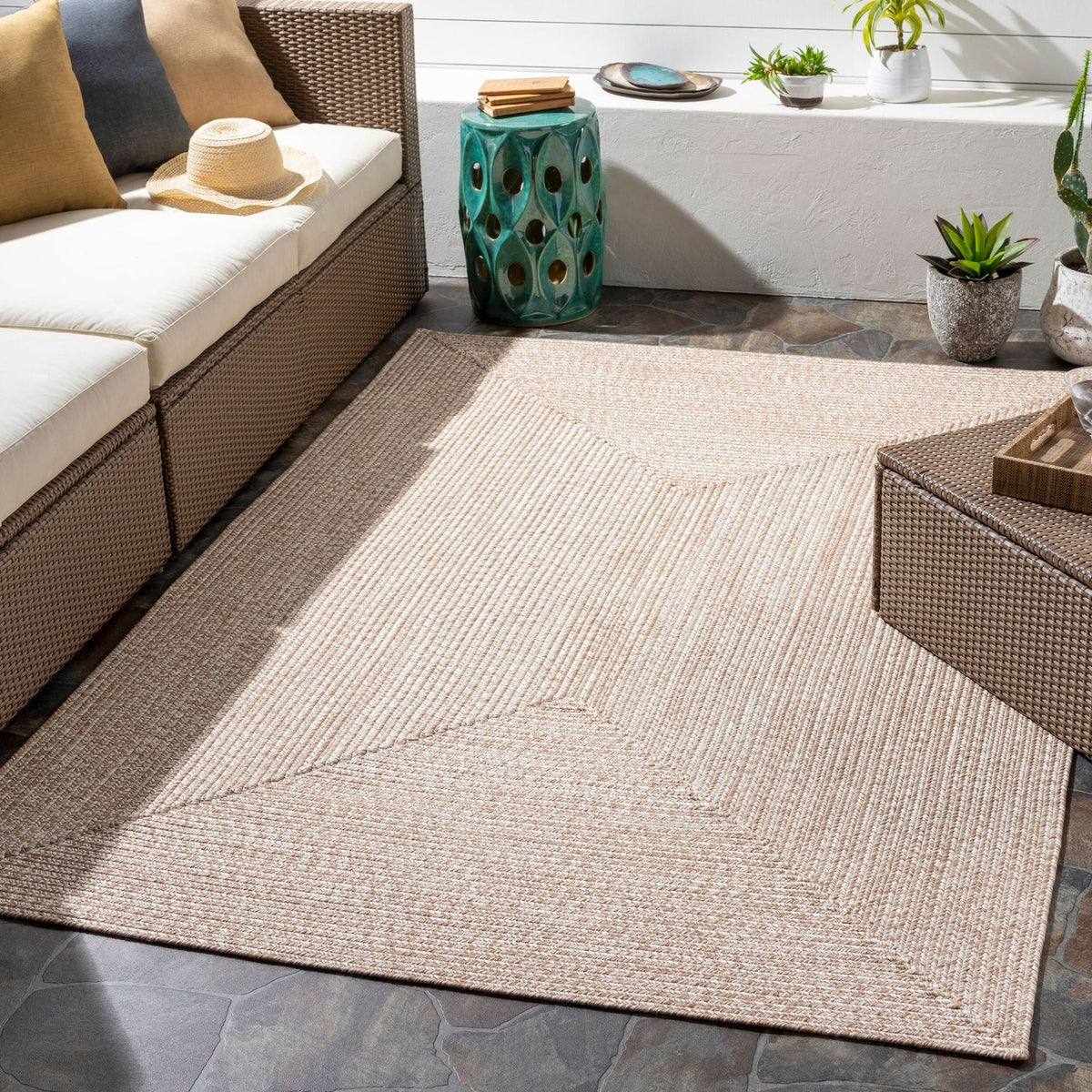 Livabliss Chesapeake Bay Machine Woven Indoor/Outdoor Rug