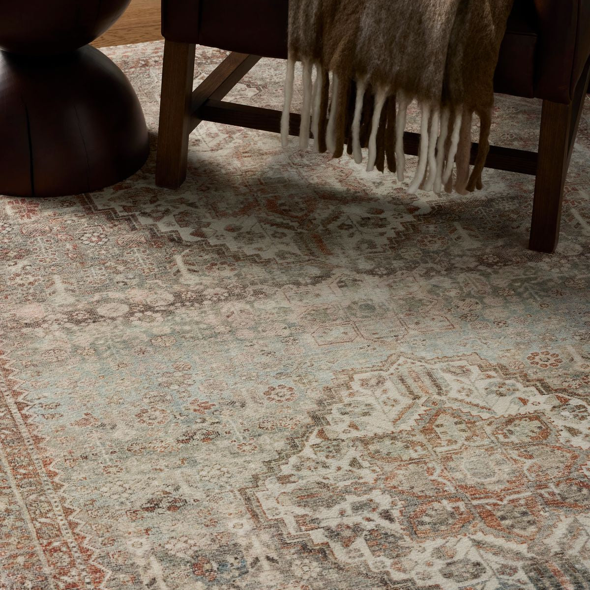Loloi Margot Sage / Multi Power Loomed Rug