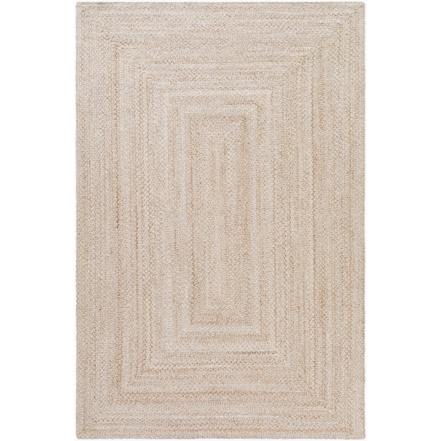 Surya Azalea AZA-2343 Hand Woven Rug shown flat displaying its beige hand woven design