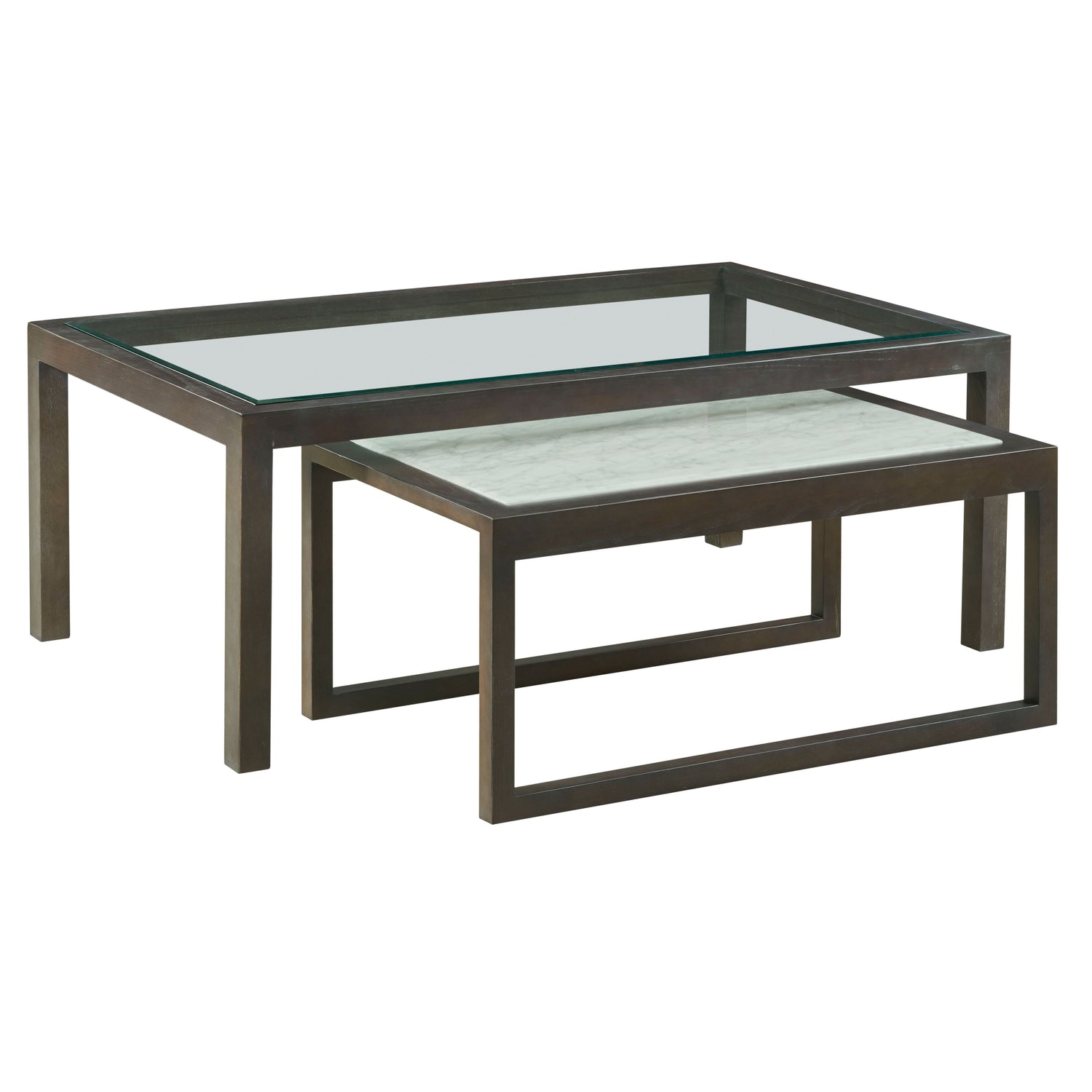 Fairfield Chair Libby Langdon Gansett Nesting Cocktail Table(s), Dark Sable finish