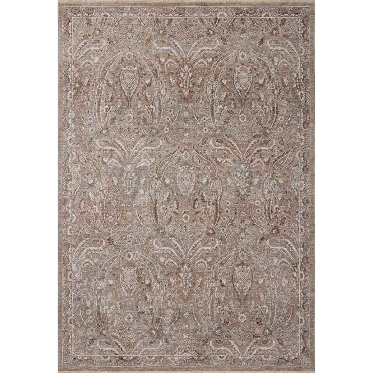 Loloi Aylin Mushroom/Earth Power Loomed Rug